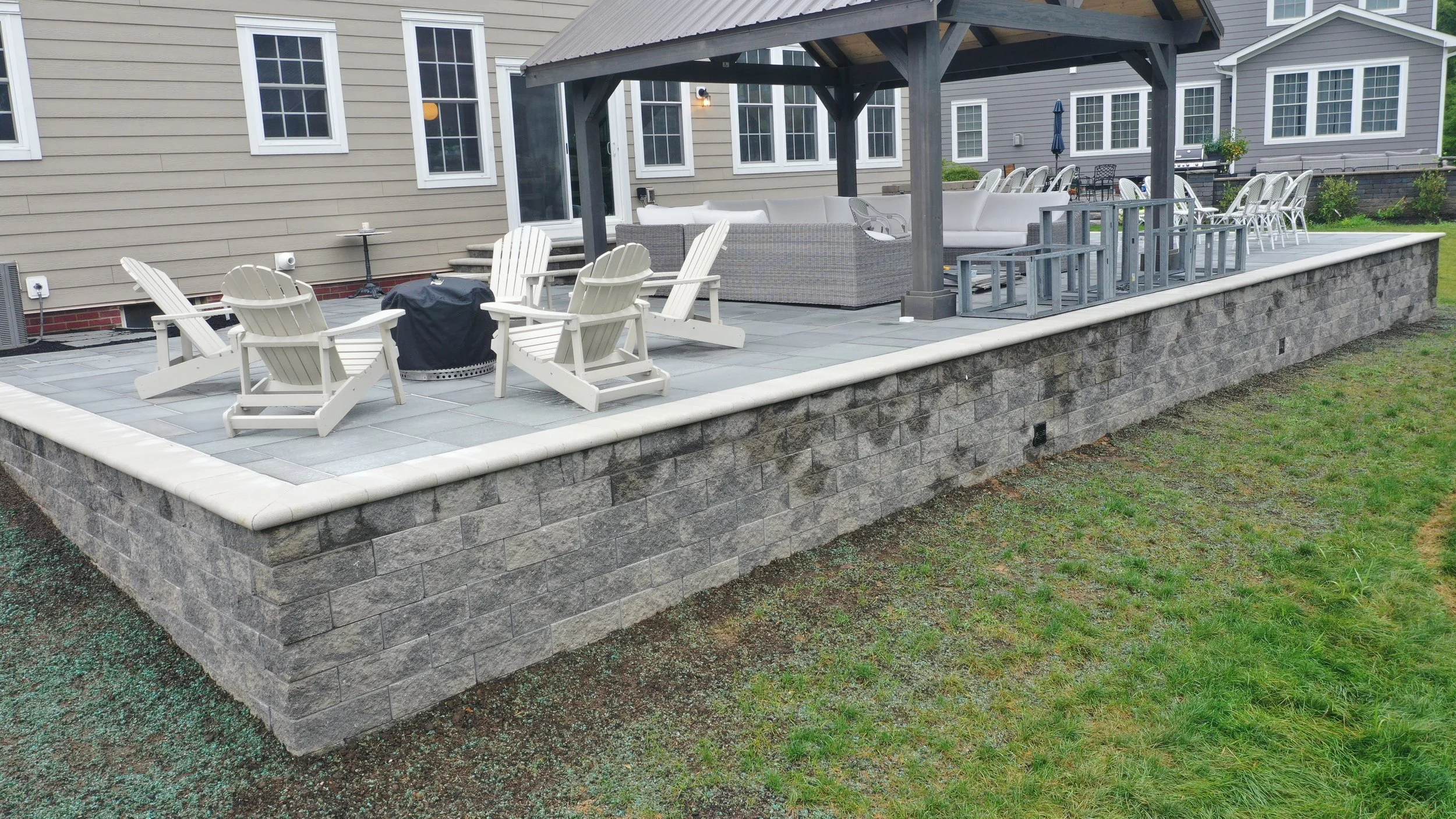 Patio Sitting Wall  Del Vacchio Landscaping Christ vrogue.co