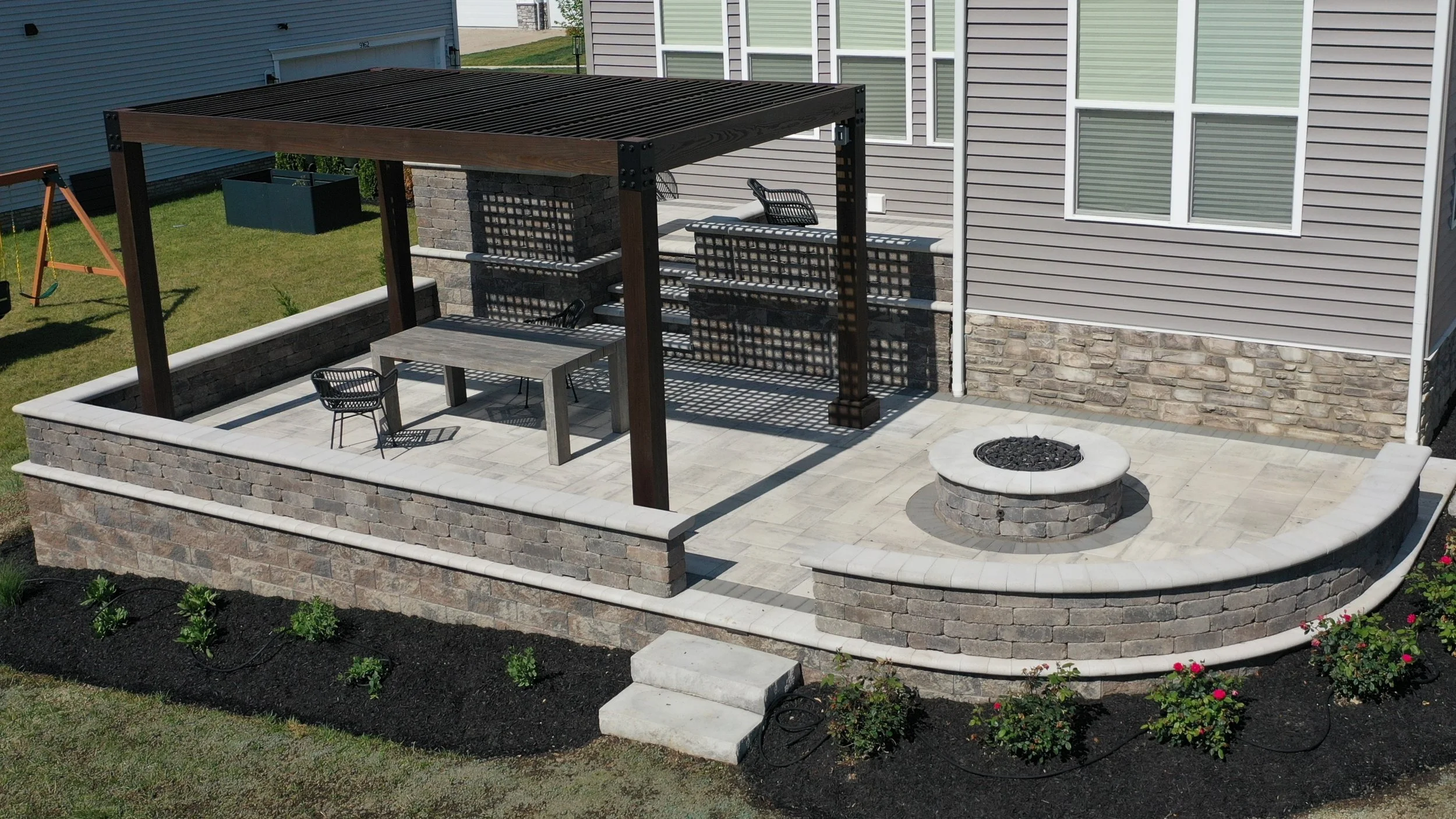 Paver Patios & Driveways — 9 Trees Landscape Construction