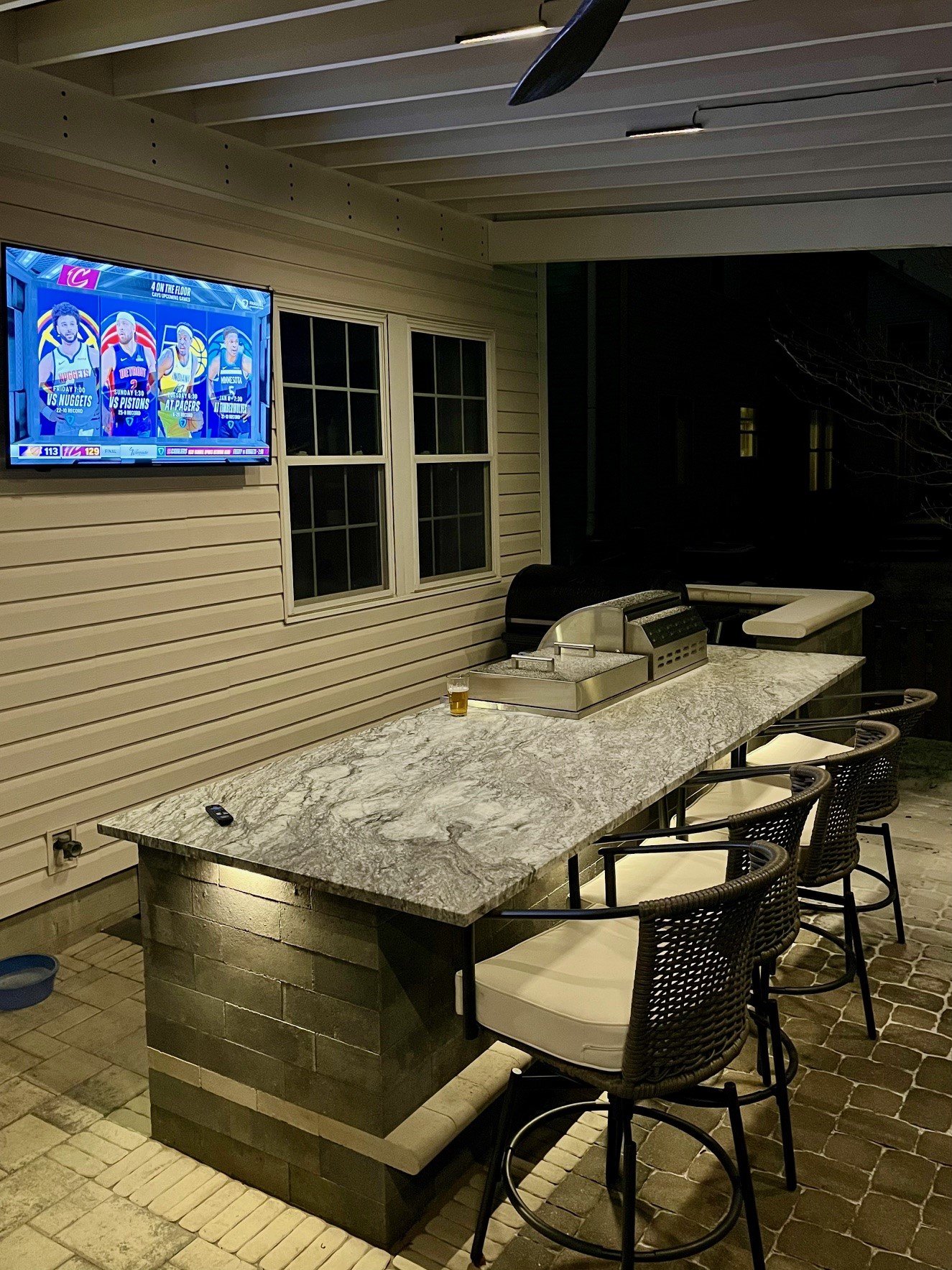 Mills Outdoor Kitchen Covered