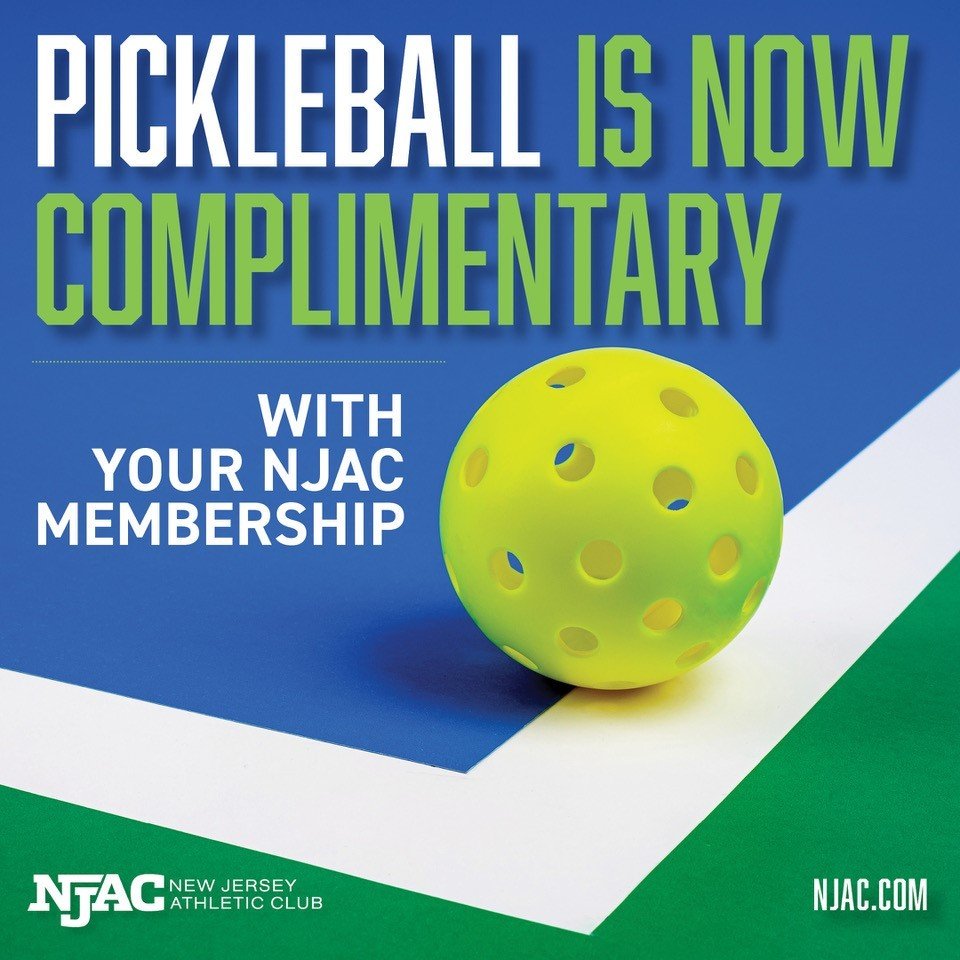 Three new official hard surfaced indoor pickleball courts available with no court fees, included with membership. Coming soon introductory classes and open play.

Coming in July, youth pickleball camps. Reserve now at www.njac.com, class sizes are li