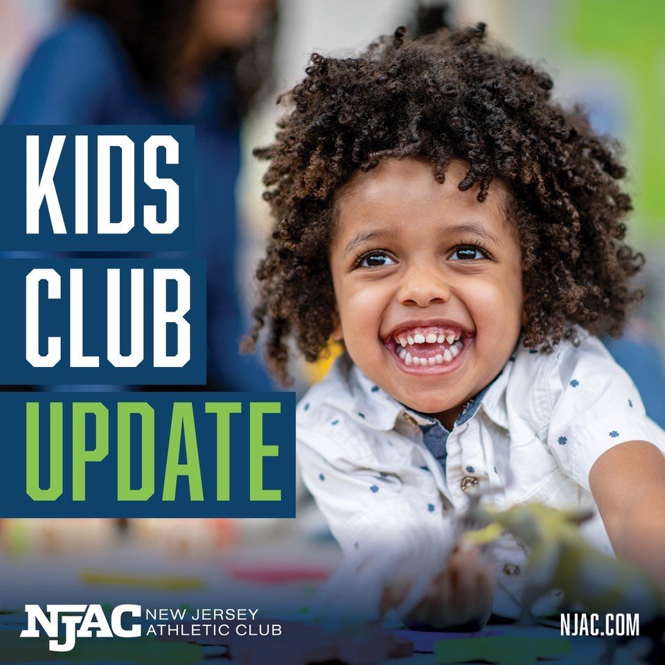 The NJAC's all-inclusive membership includes complimentary Kids Club access.

Kids Club hours of operation:

Monday - Wednesday: 9AM - 12PM &amp; 5PM - 8PM
Saturday: 8AM - 12PM

More days and hours to come! Direct message us with suggested days and t