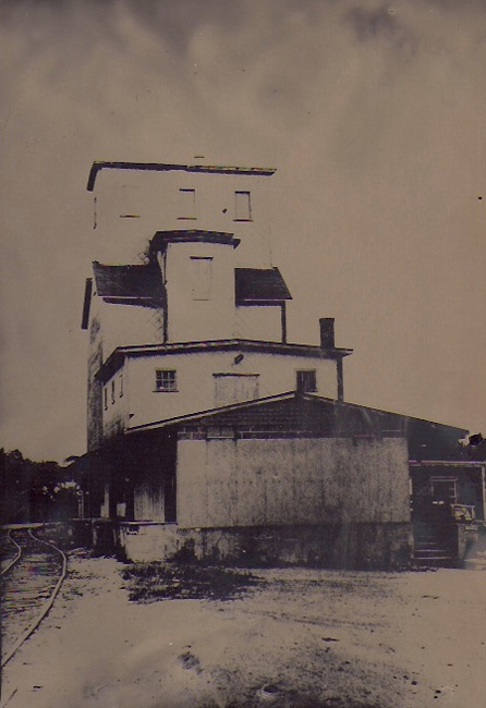 “Grain Elevator” tintype 12” x 15”