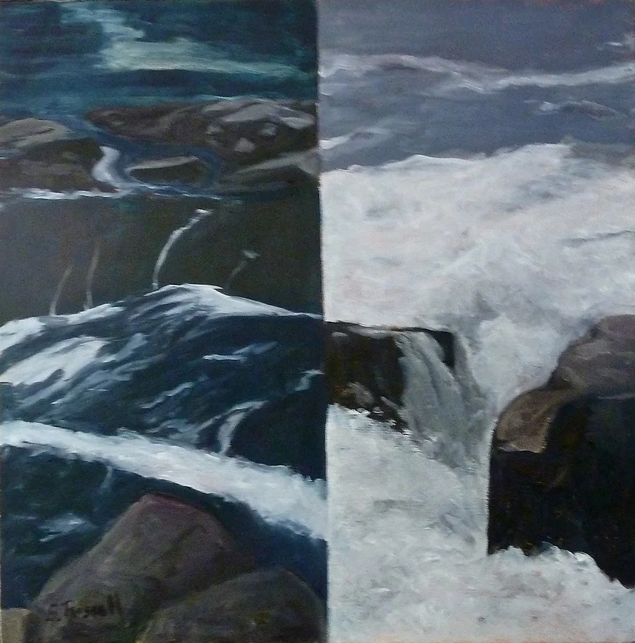 “Schoodic Reimagined II” oil on canvas 24” x 30”