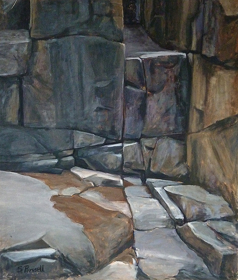 “Schoodic Point XXI” oil on canvas 36” x 42”