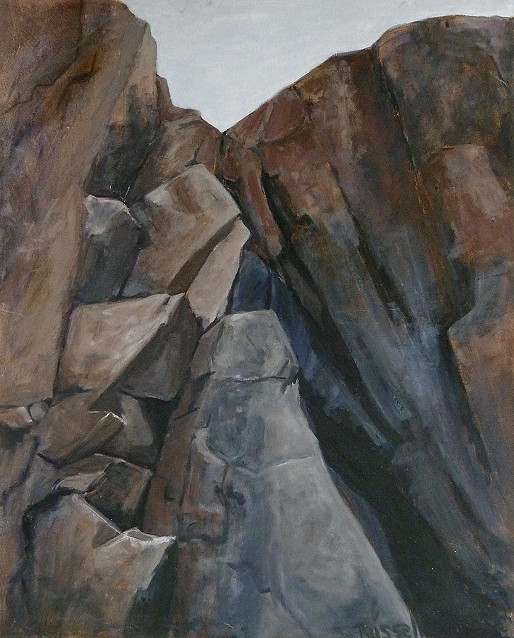 “Schoodic Point XII” oil on canvas 32” x 40”