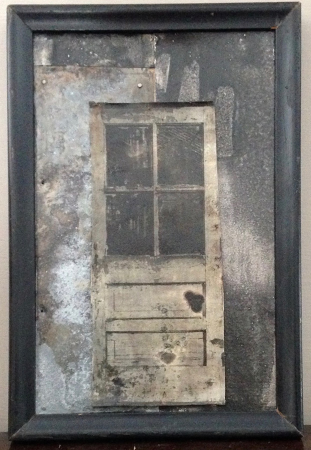 “Portal II” collage 6” x 9”