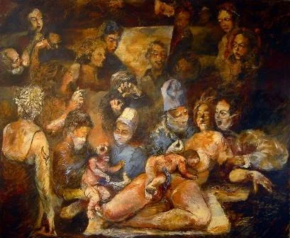  Stereo  Medium:&nbsp;Acrylic on canvas  Size:&nbsp;60 x 72 inches  Year:&nbsp;2005 