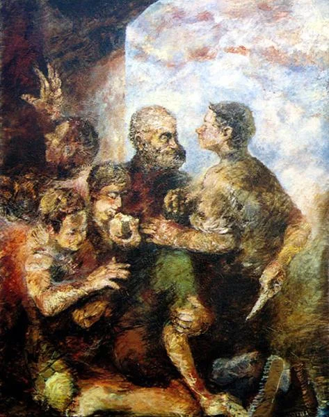  Title:&nbsp;Freewill  Medium:&nbsp;Acrylic on canvas  Size:&nbsp;60 x 48 inches  Year:&nbsp;2004 