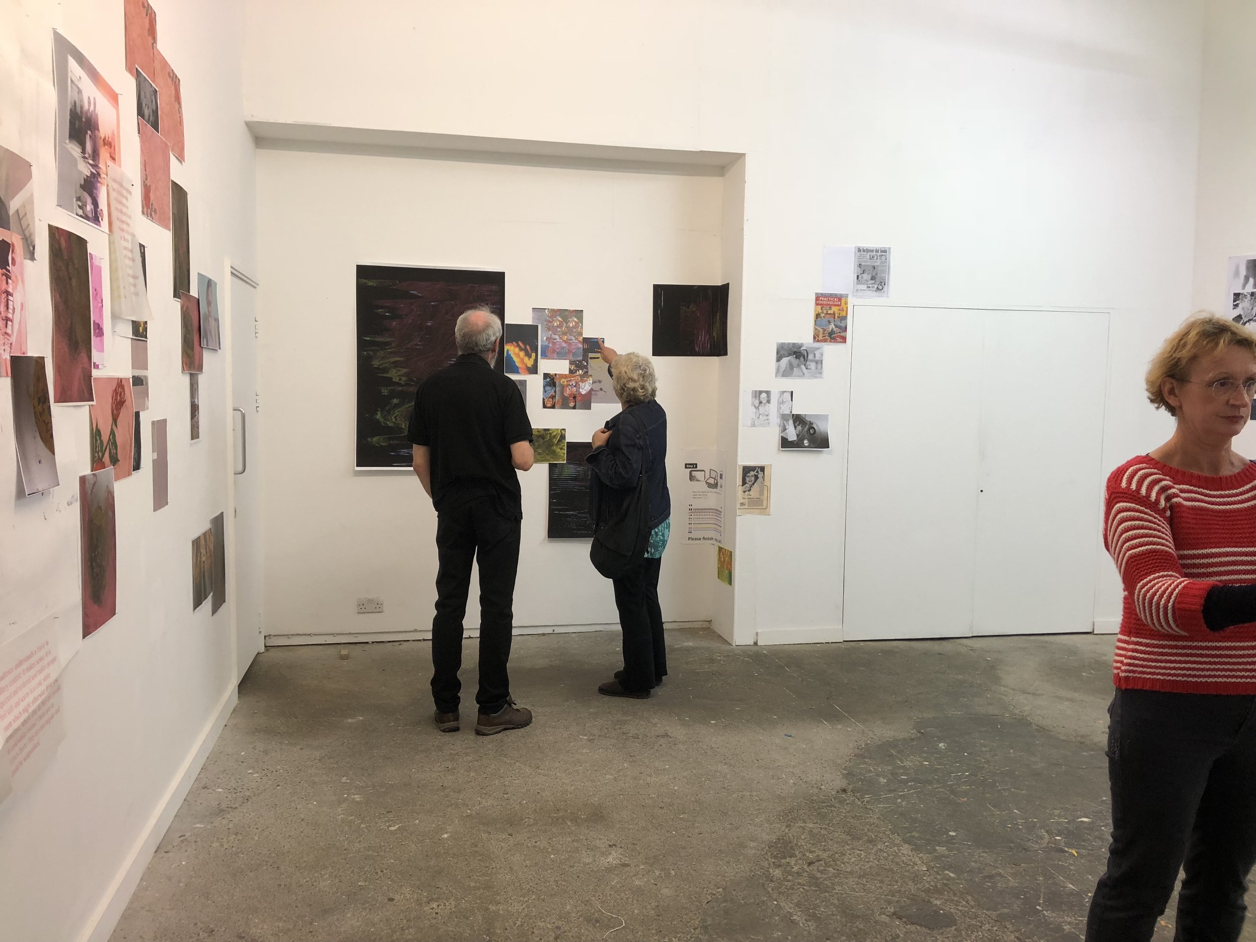  TOMA group show ‘TONER’ at  LIMBO in Margate , showing collaborative/fragmented/copier-themed artworks, 2018. 