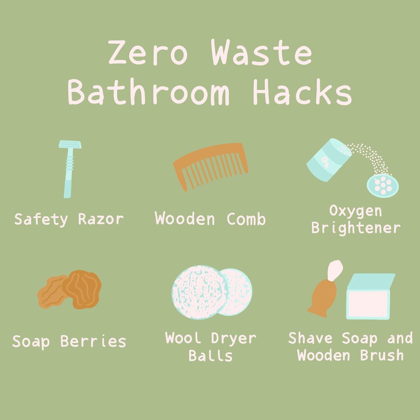 Our last bathroom swaps post had people wanting more, so here you go! Even more awesome products can be found on our website 🌱

What are some of your go to zero waste bathroom products?

-

#zerowaste #zerowastechicago #environment #sustainability #