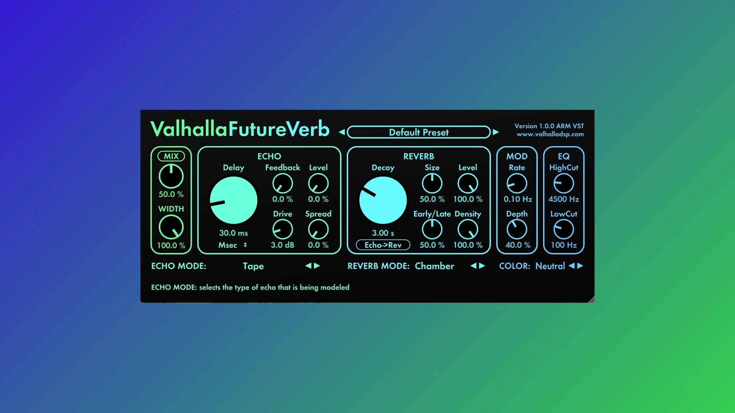 Valhalla FutureVerb: Clean Reverb + Wild Echoes in One Plugin