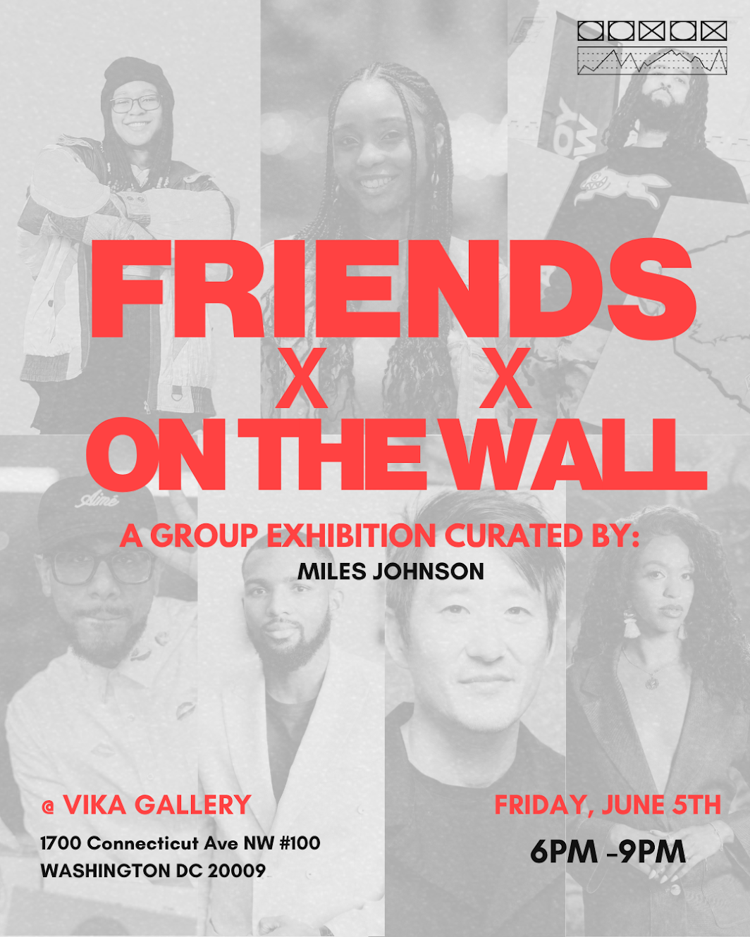 Friends on the Wall - Group Show