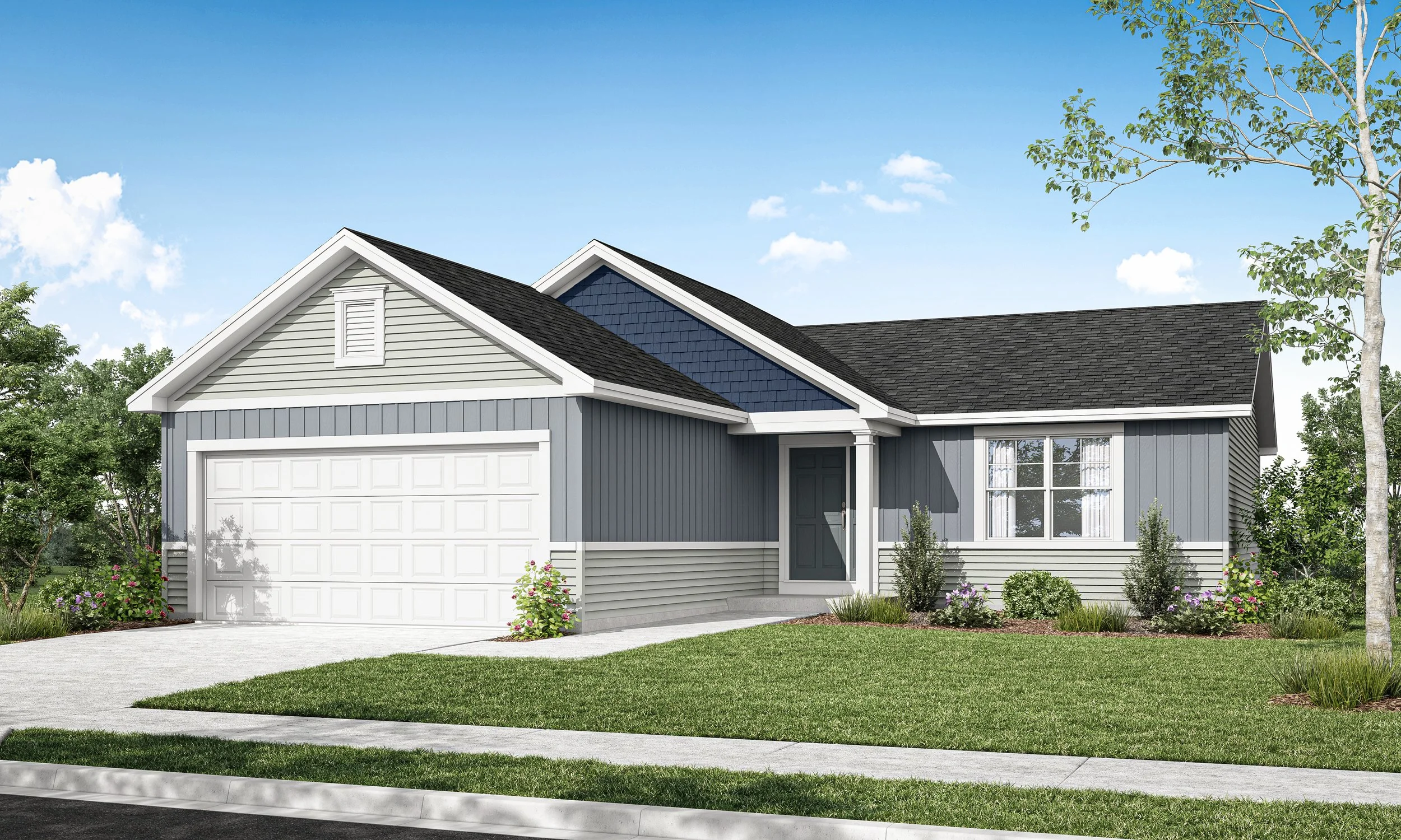 Ashby Elevation B 2 Car