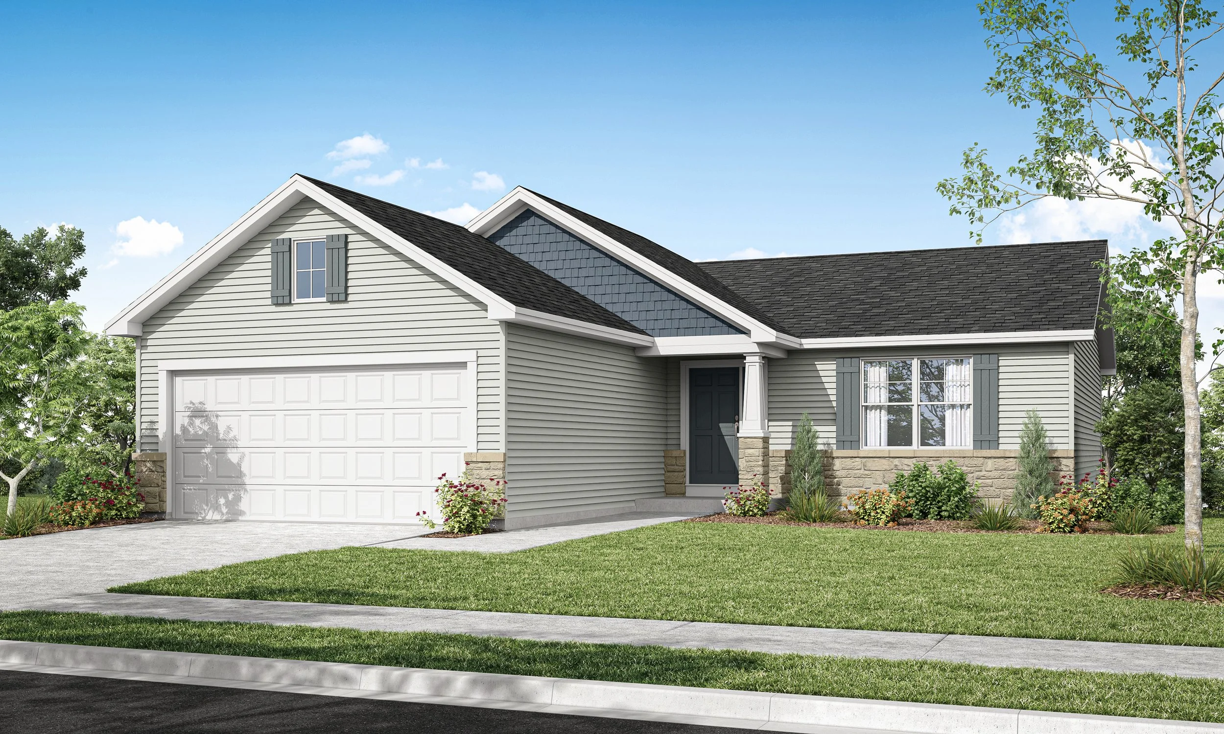 Ashby Elevation D 2 Car