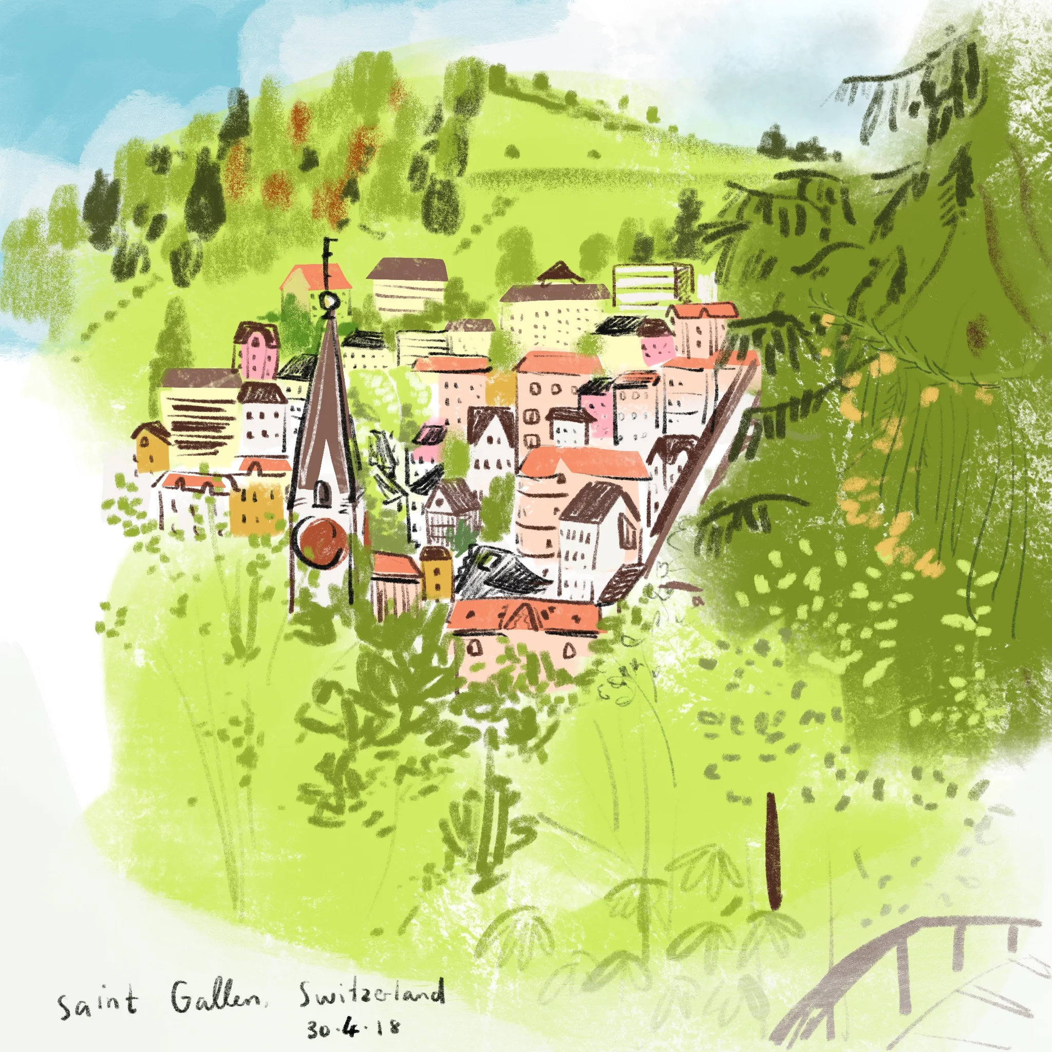 St Gallen Symposium Magazine Illustrations