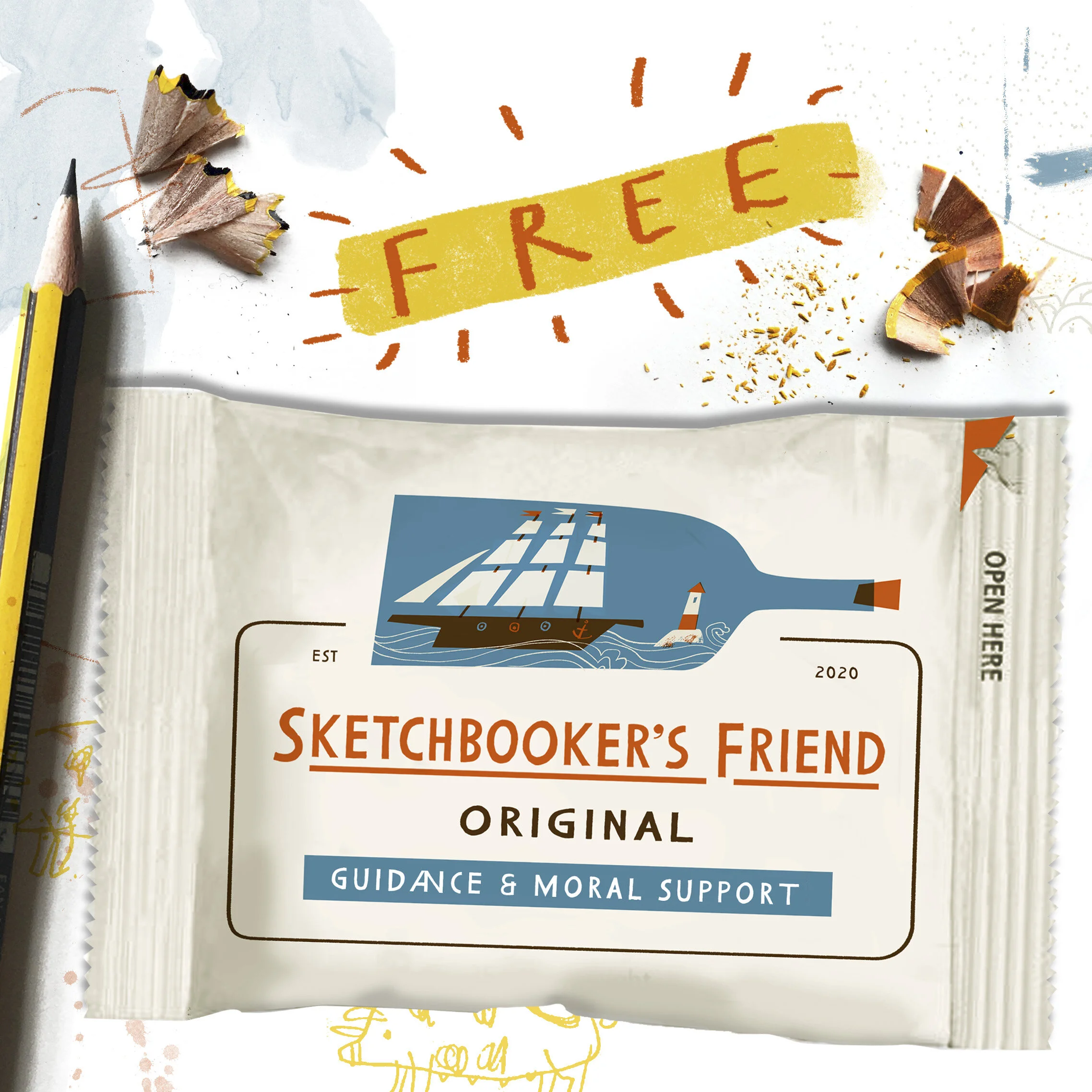 Free audio guide to drawing online lesson the sketchbookers friend the good ship illustration helen stephens katie chappell tania willis illustrators course