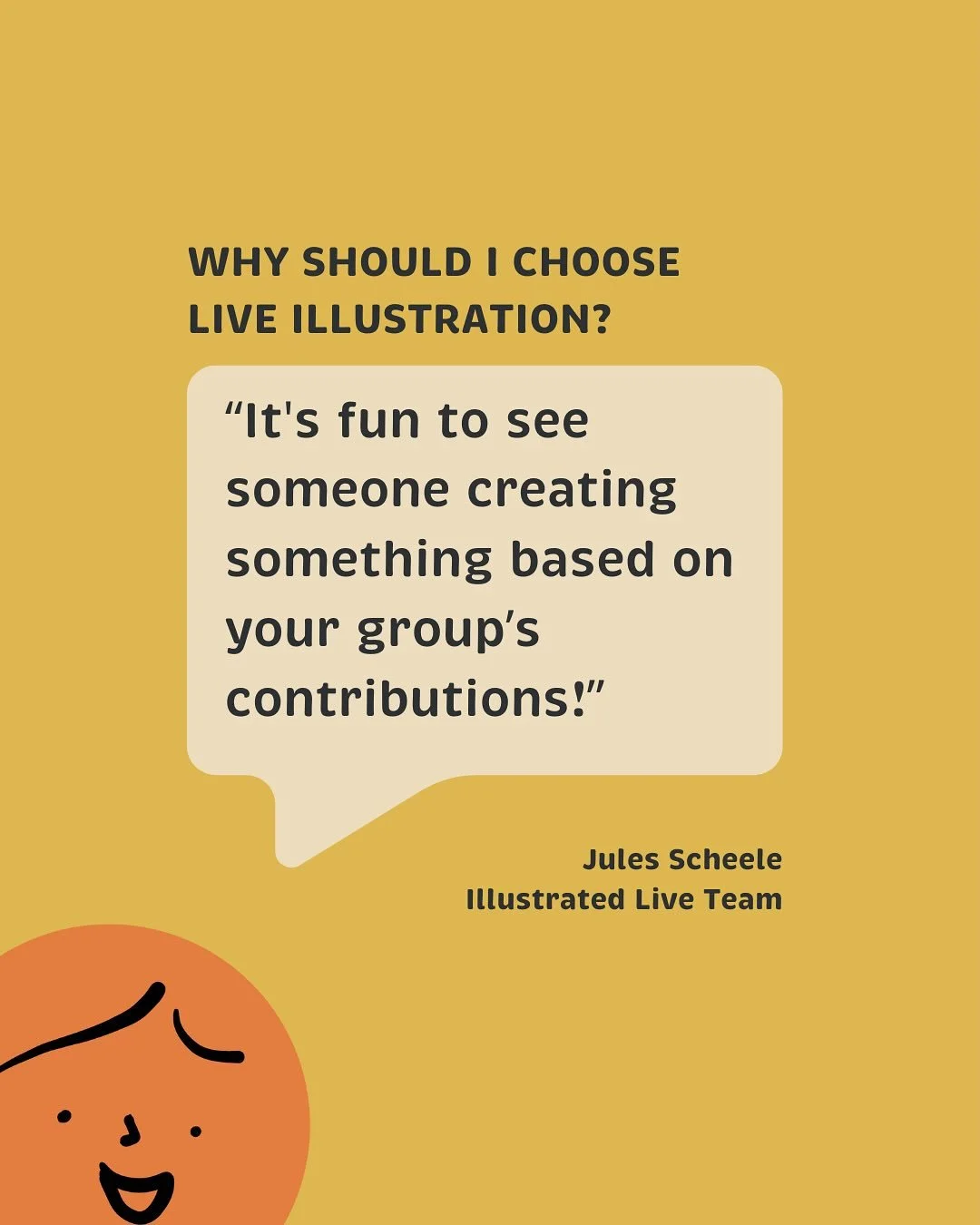 ASK US ANYTHING!

This week, we&rsquo;re asking the team here at Illustrated Live to tell us why a potential client should opt for live illustration at their next event. This is what Illustrated Live scribe Jules has to say!

When it&rsquo;s all gett