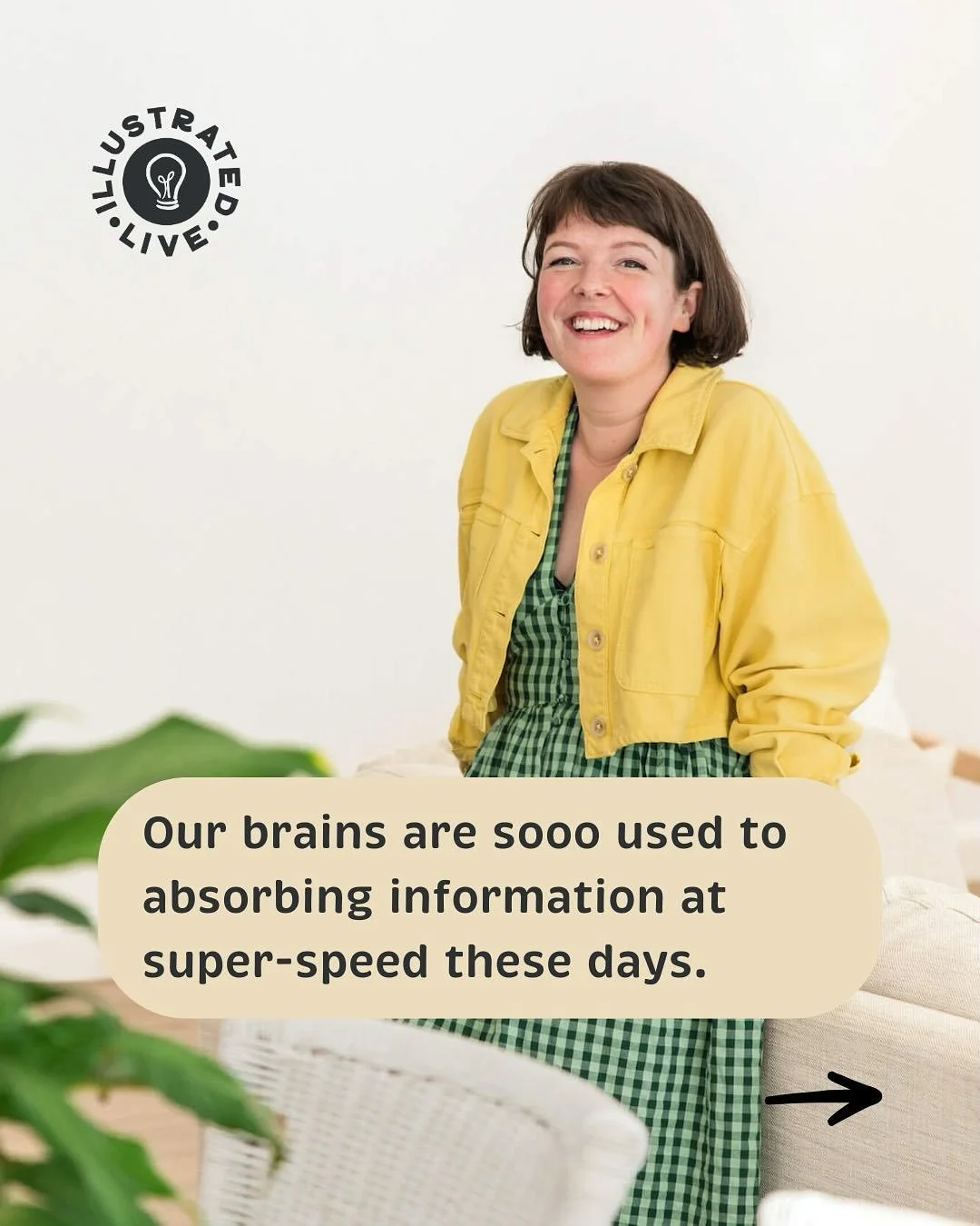 Reason one trillion why live illustration is basically the best thing since sliced bread? It&rsquo;s basically the magic ingredient for our extra tired and extra wired brains!

Social media has us all trained to absorb short-form content very quickly