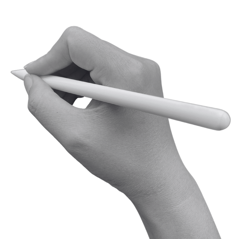 a hand holding a pen and drawing the illustrated live logo like a graphic recorder