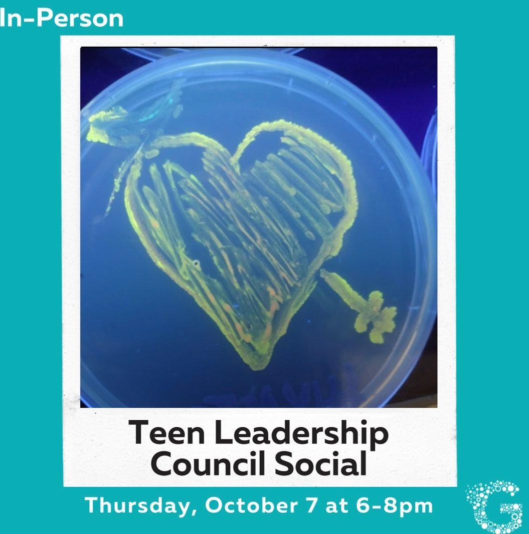 Curious about opportunities to volunteer, teach, learn, and do science, and meet other youth leaders in NYC? Join the Genspace Teen Leadership Council (TLC) for a night of fun, food, and friends at our Teen Leadership Council Social.