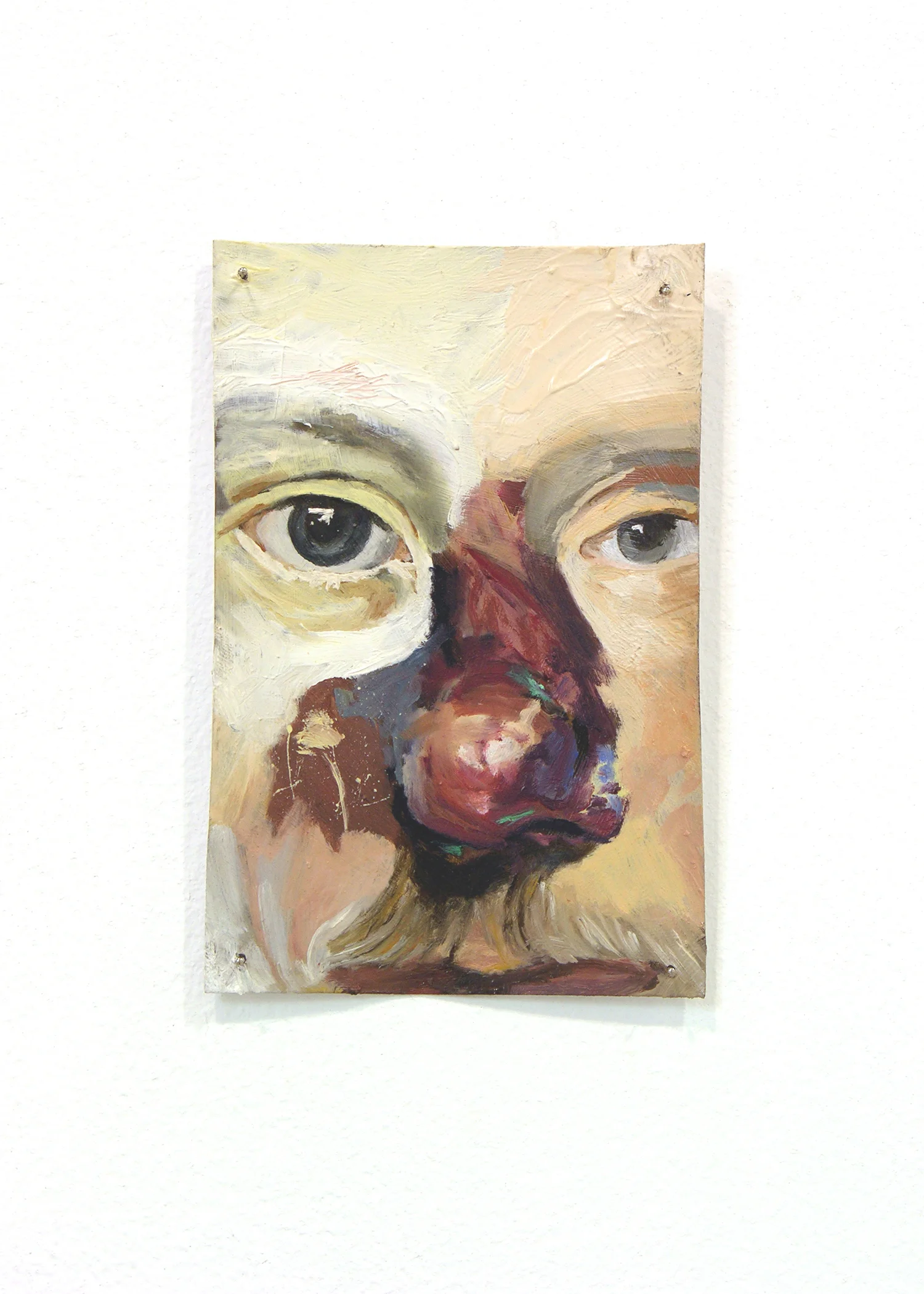 ‘Cornelis van der Geest’, 2007, Oil on Card, 15 x 10.5 cm. Image courtesy the artist.