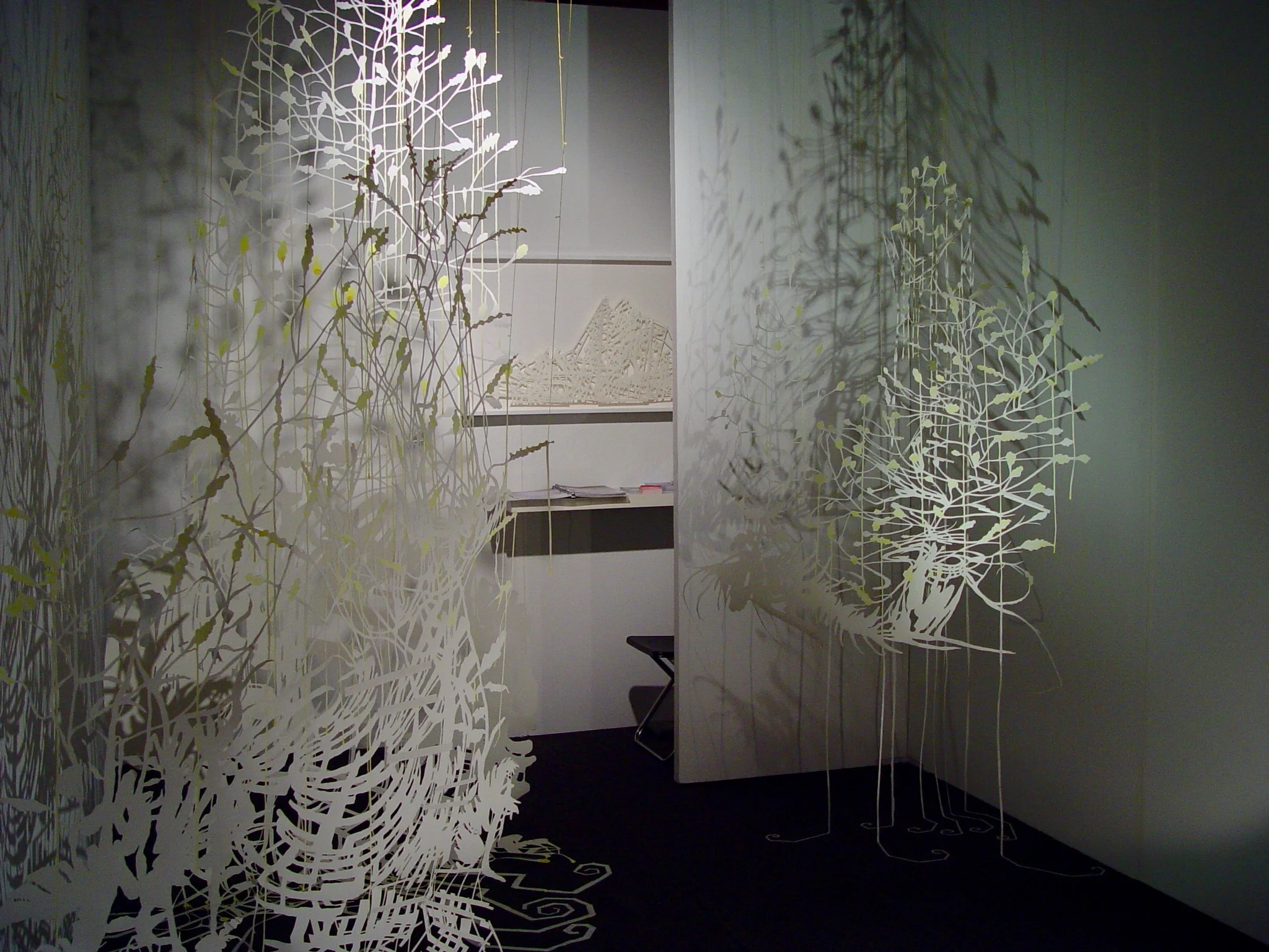 Chris Natrop installation with Bank | PULSE Art Fair 2007