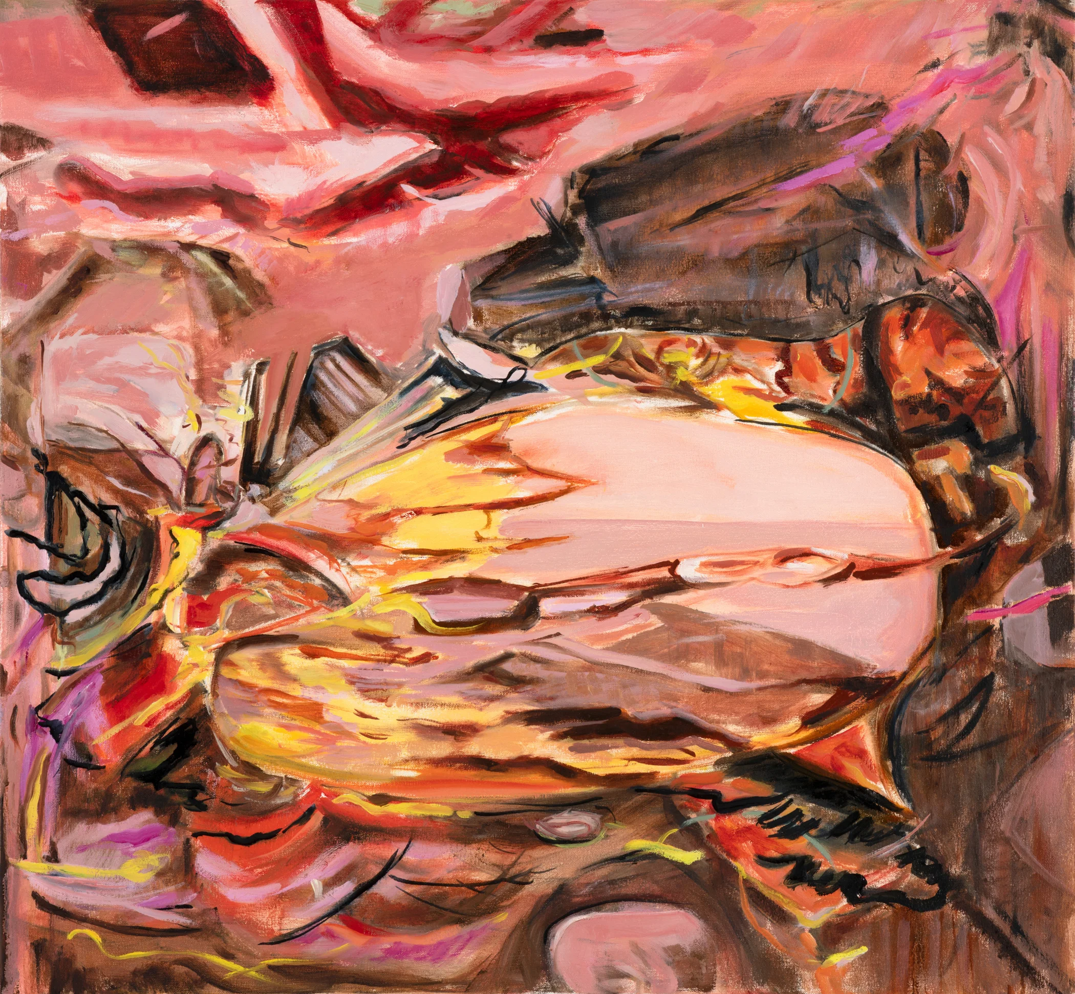 Kolman & Pryor Gallery_Jil Evans_Heart Bright Dark 3_2019_oil on canvas_30 x 32 inches_�2700.jpg