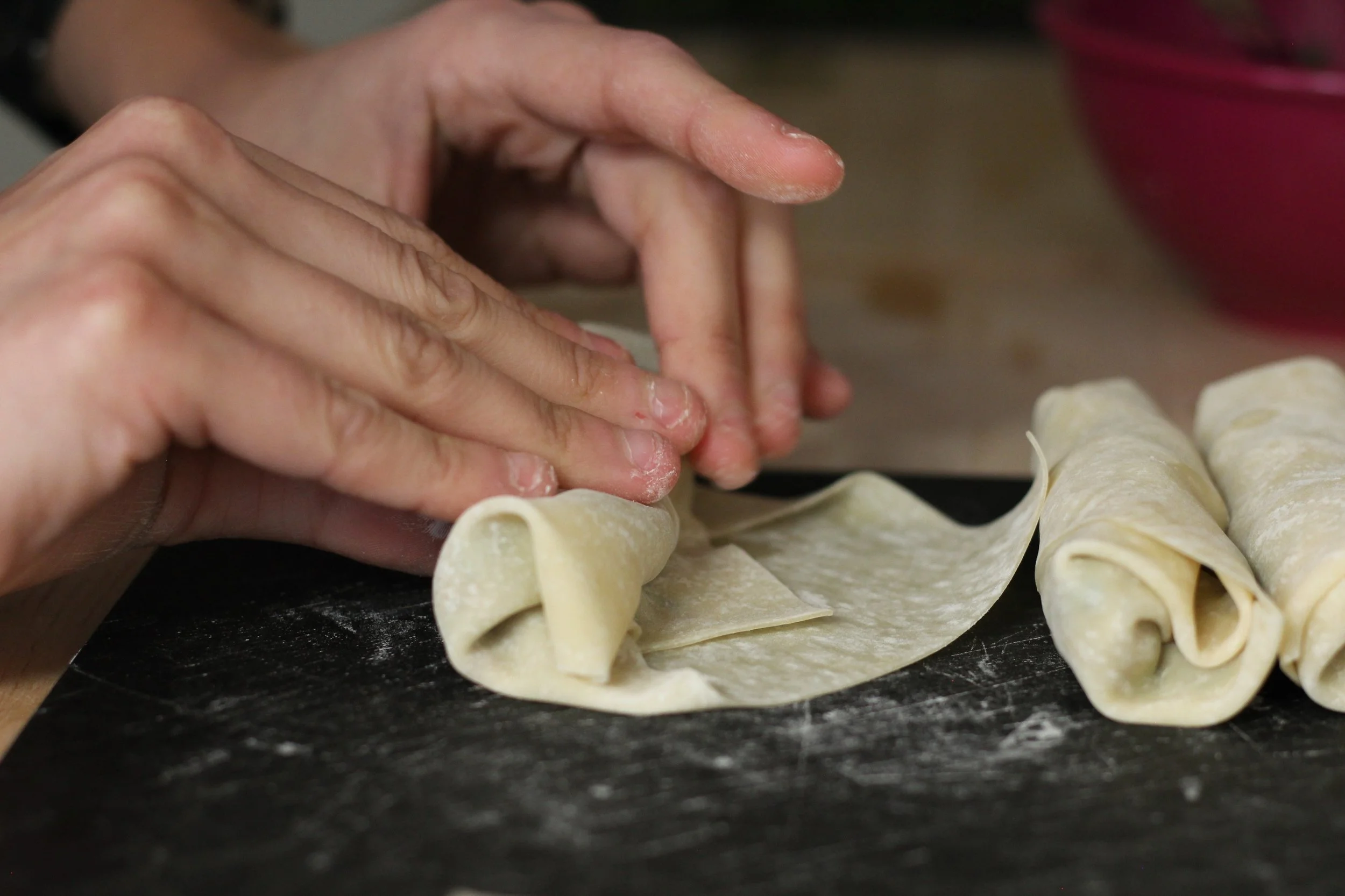 assyrian egg rolls burek — Cardamom and Tea