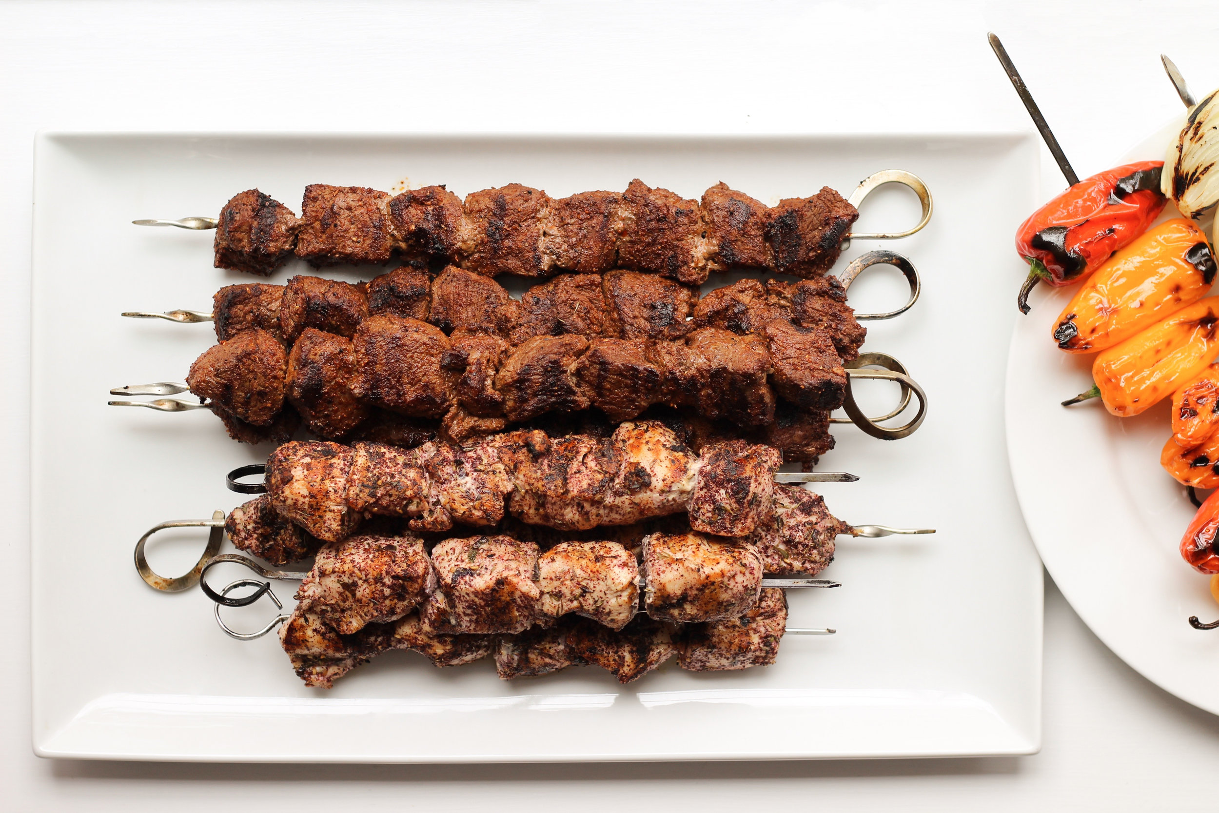 shish kebab over an open fire — Cardamom and Tea