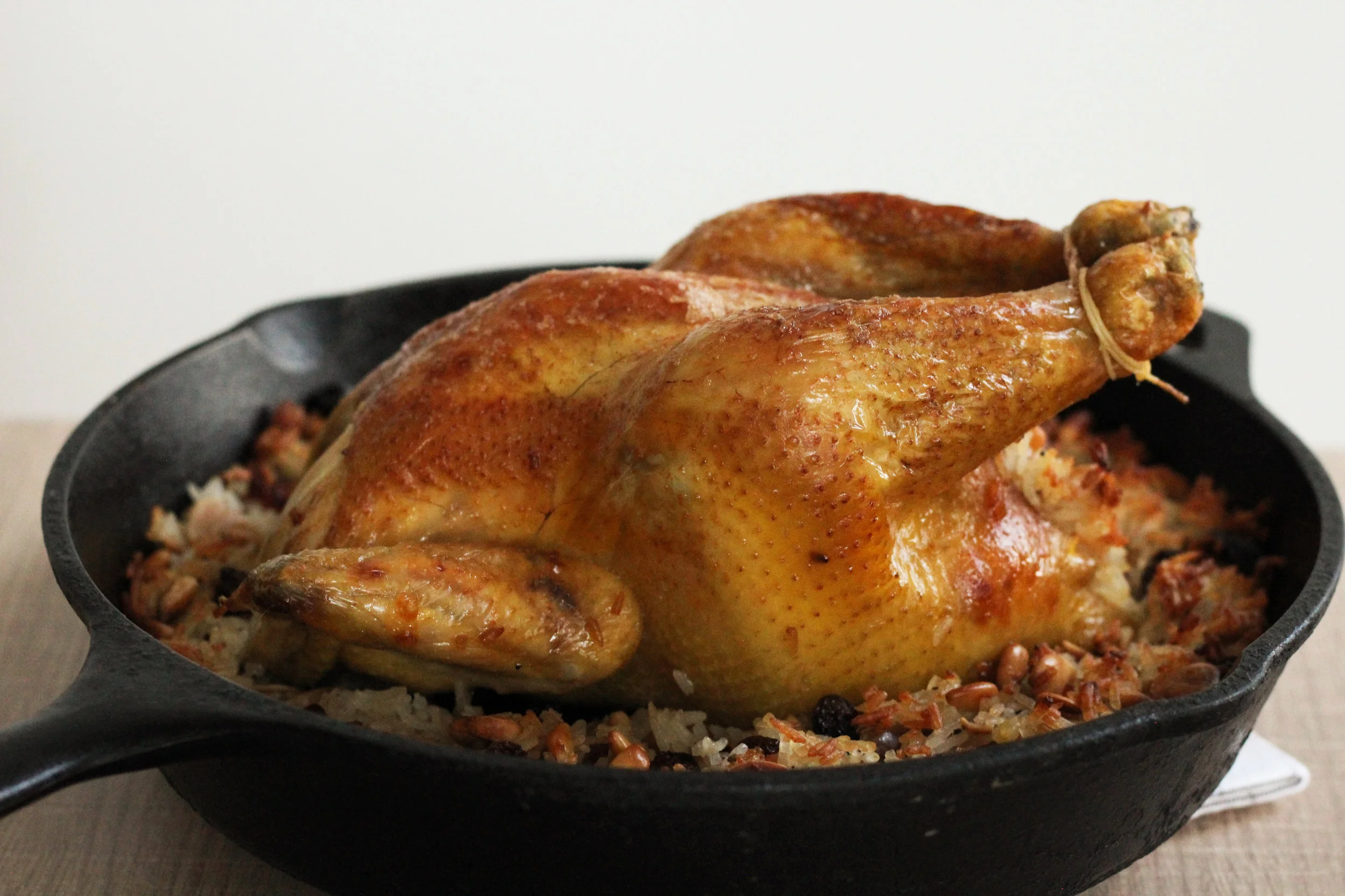 rice stuffed chicken kthetha muhashta — Cardamom and Tea