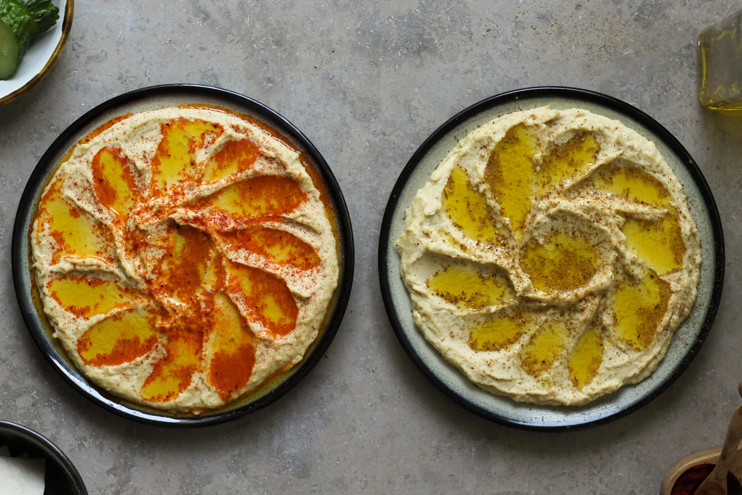 roast garlic hummus with lots of tahini — Cardamom and Tea