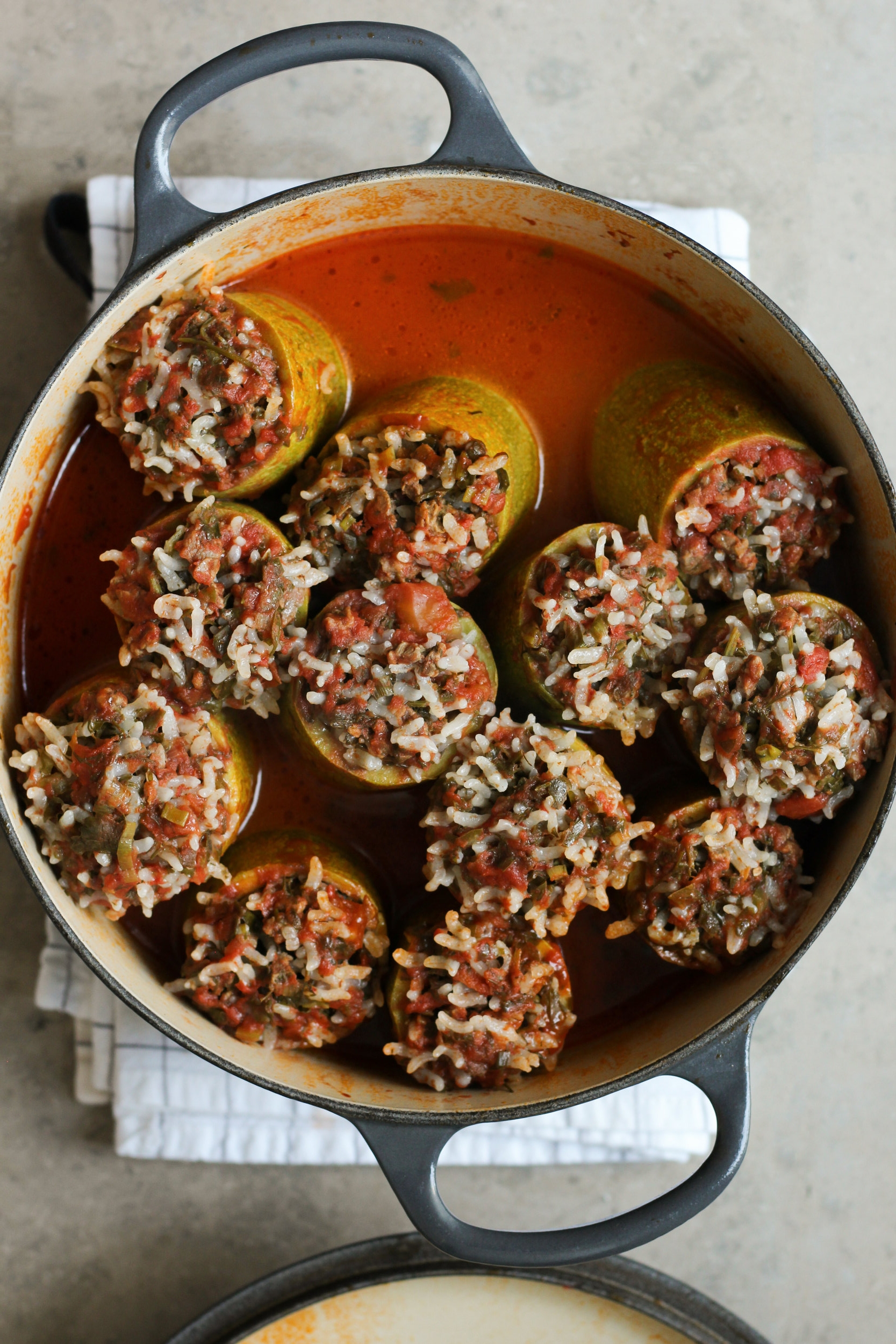 zucchini dolma dolm'it koosa — Cardamom and Tea
