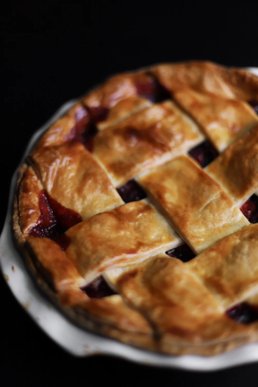 strawberry sumac pie