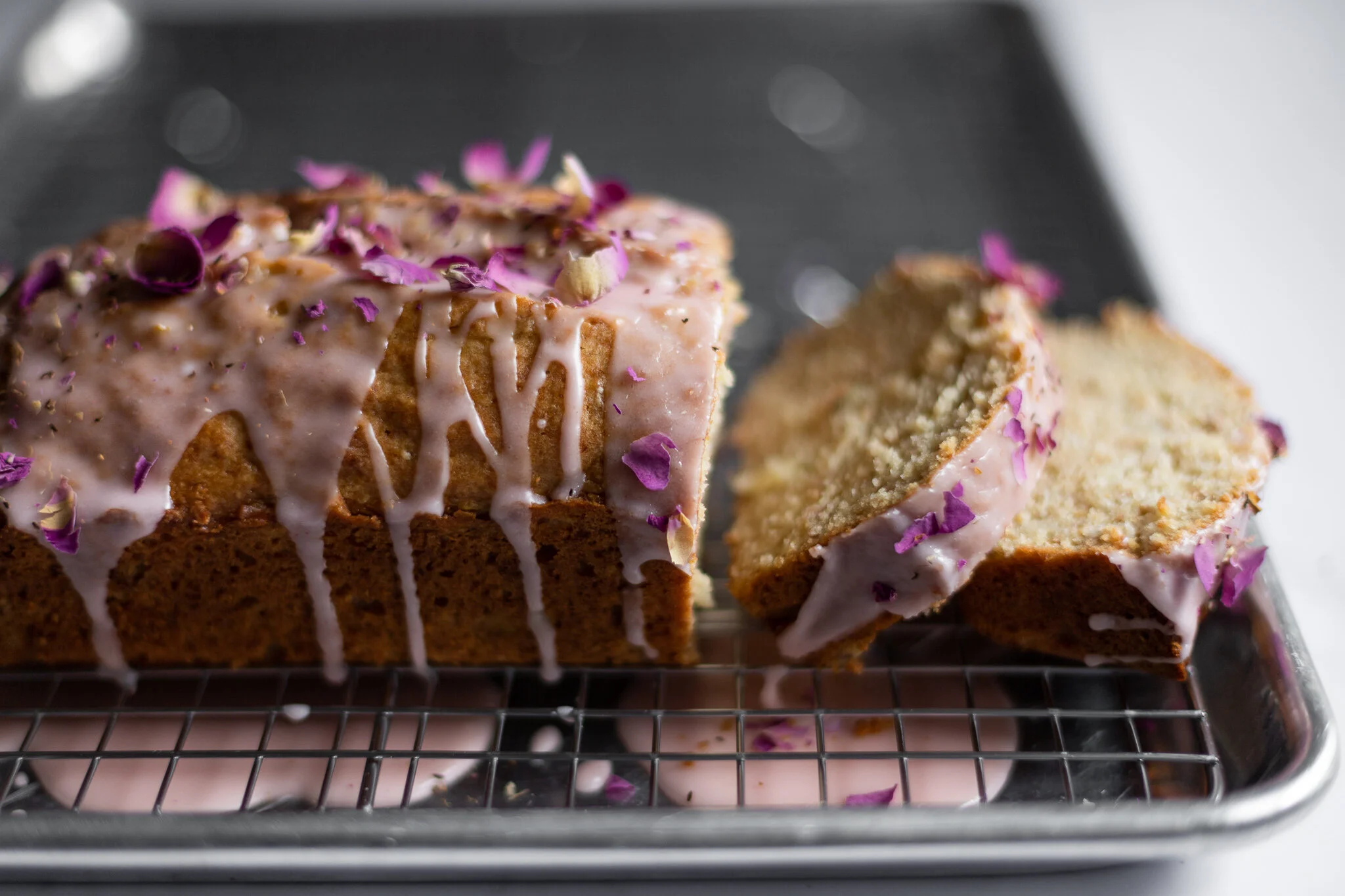 quince rosewater olive oil loaf cake — Cardamom and Tea