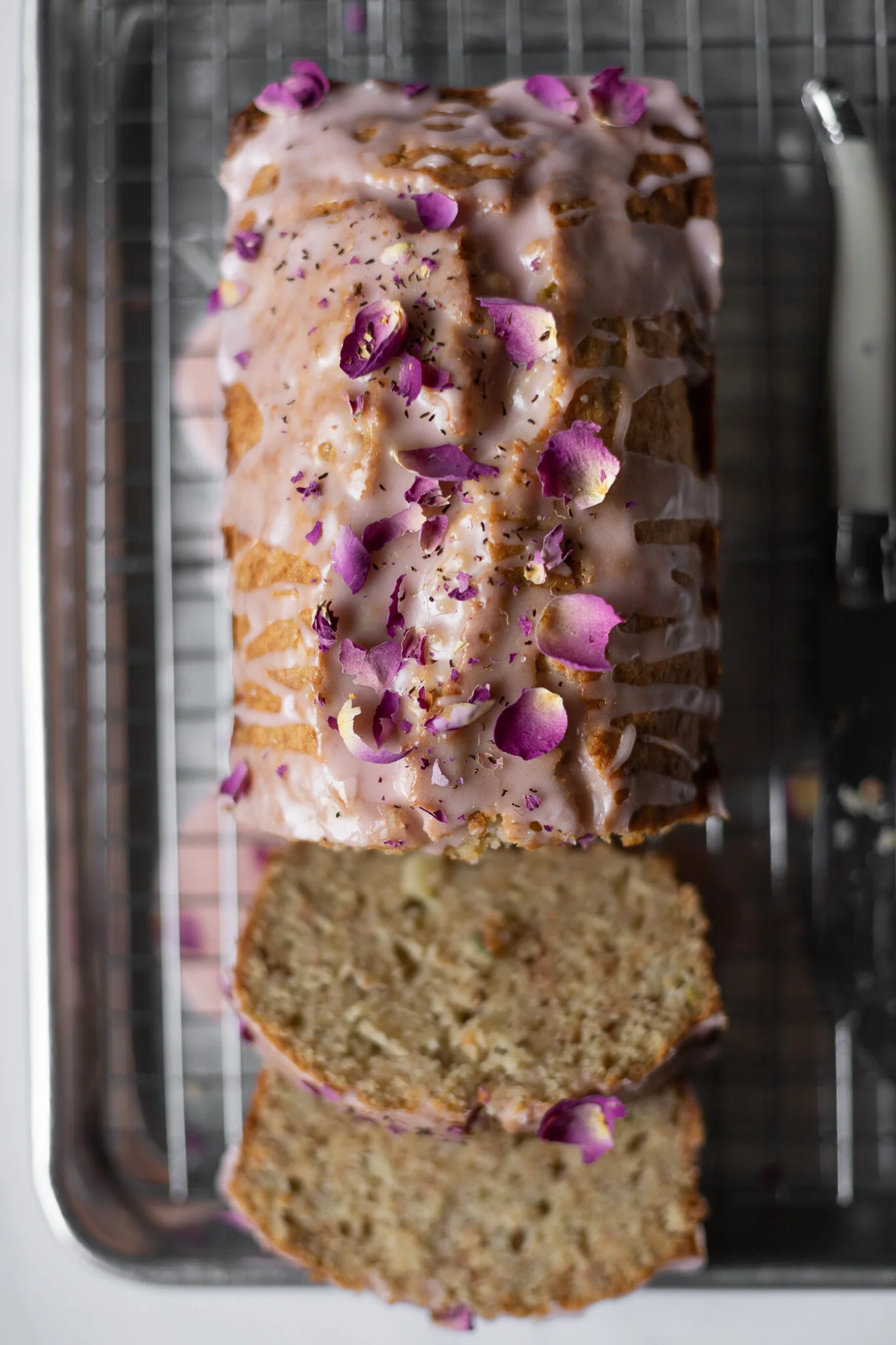 quince rosewater olive oil loaf cake — Cardamom and Tea