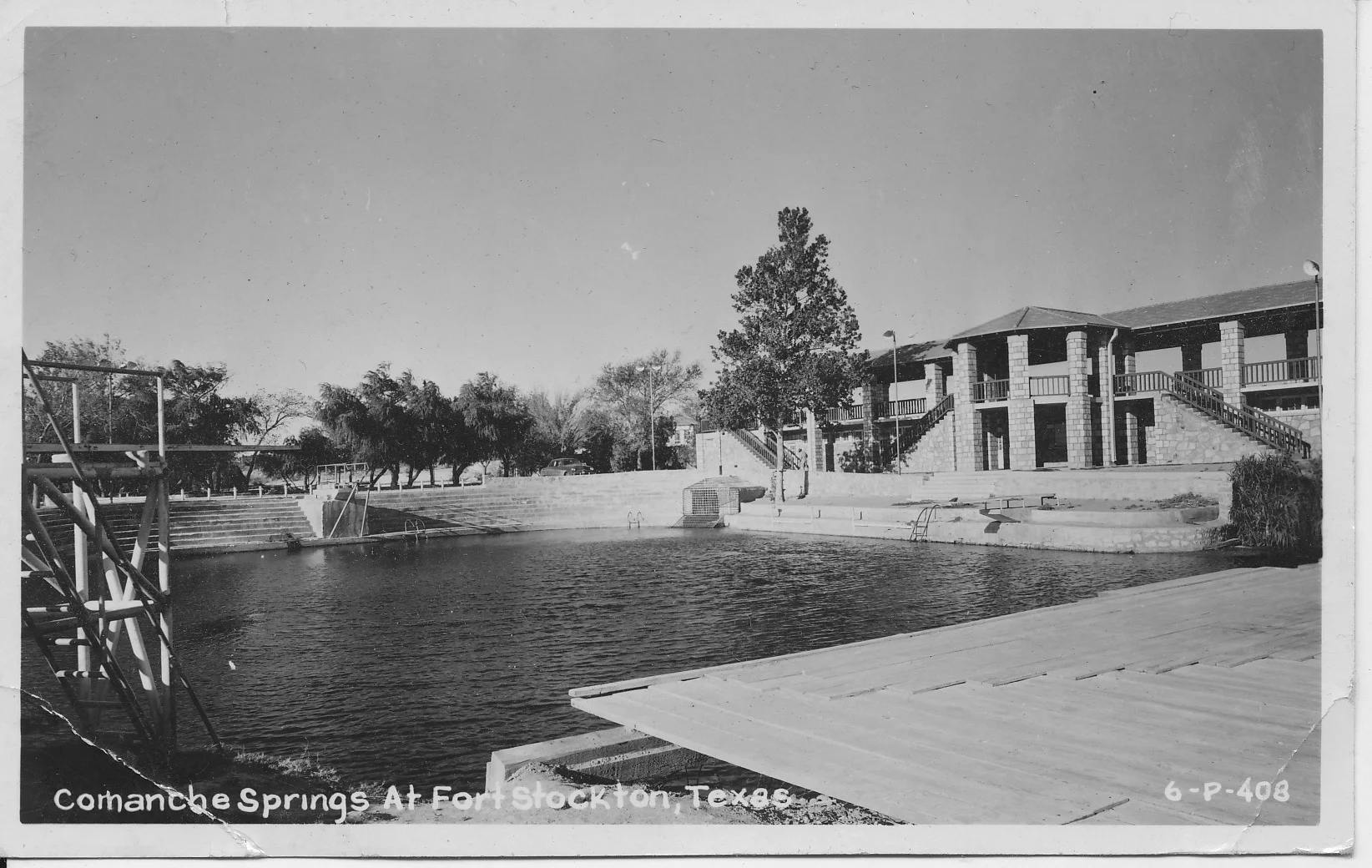 Comanche Springs in 1948, when it was fed by nearly 60 million gallons a day of spring water.