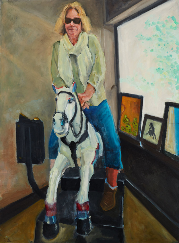 Drugstore Cowgirl, 2016, Oil on canvas, 44 x 32 in