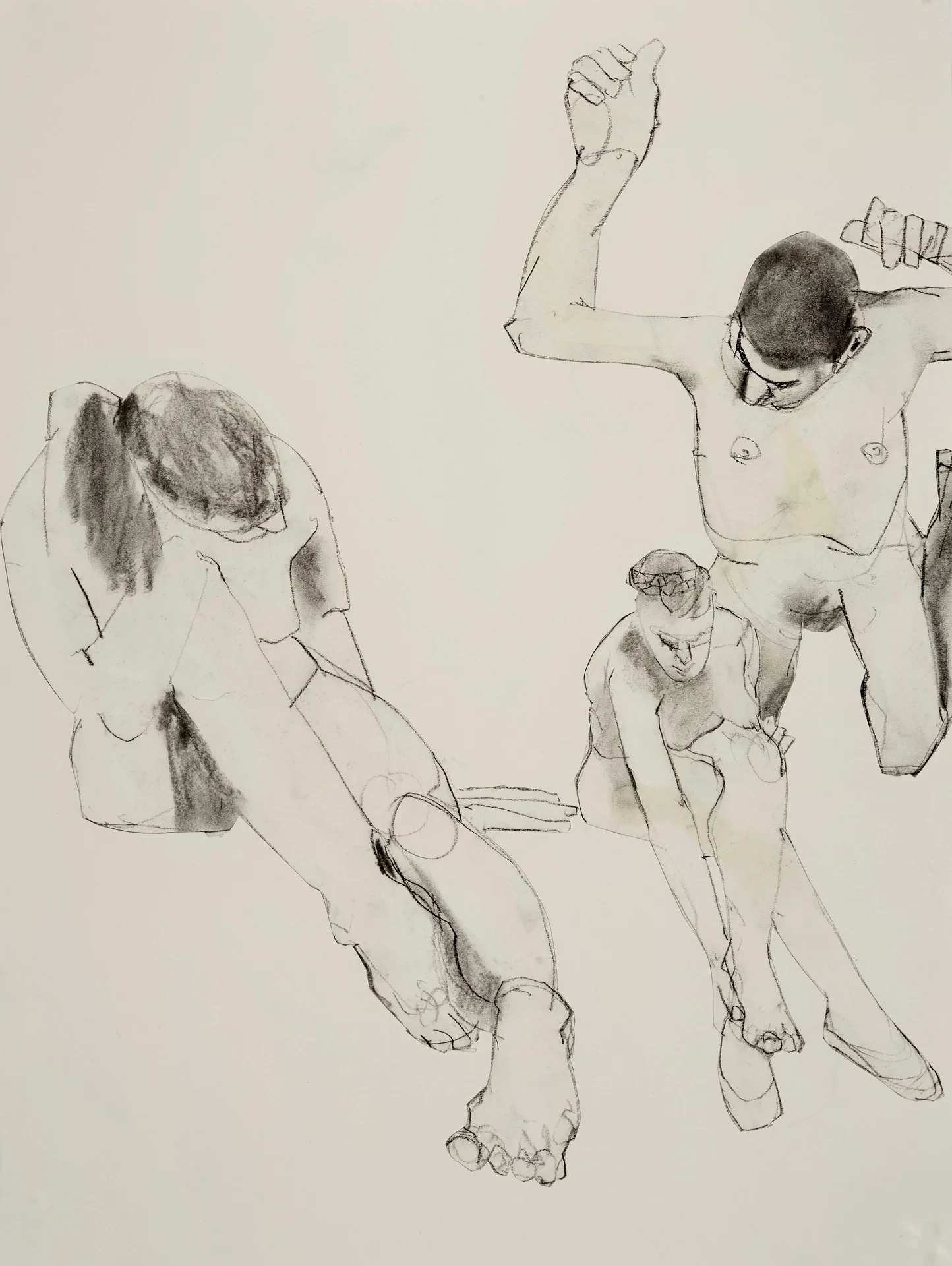 No… She’s Mine charcoal on paper 24x18