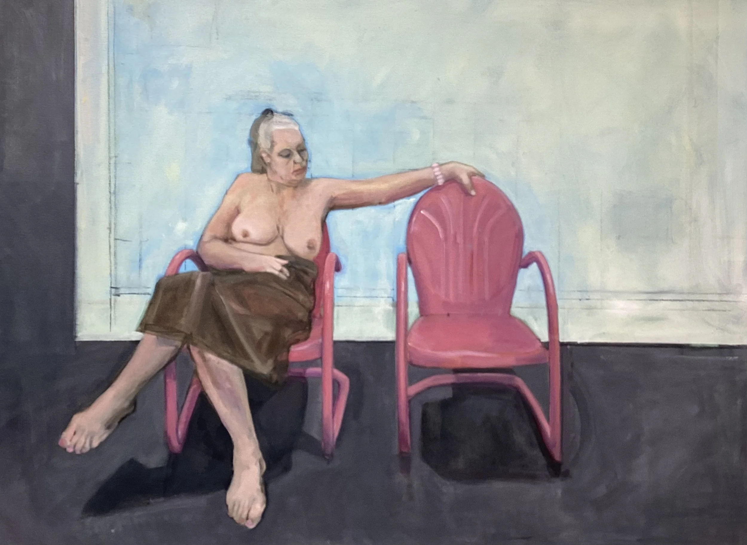 What Happened  oil on canvas   46×34