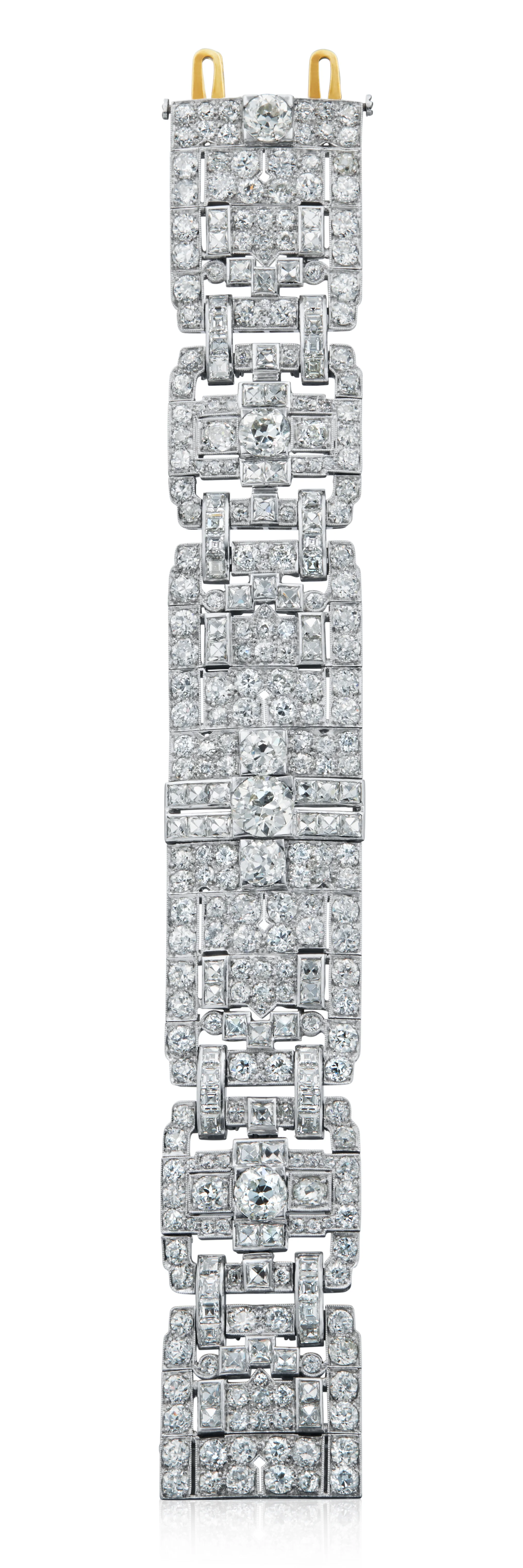 Art Deco Diamond and Platinum Bracelet