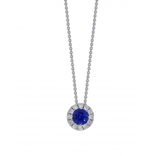 Syd by SE "Kiss" Necklace with Diamond Bezel Syd by SE "Kiss" Necklace with Diamond Bezel