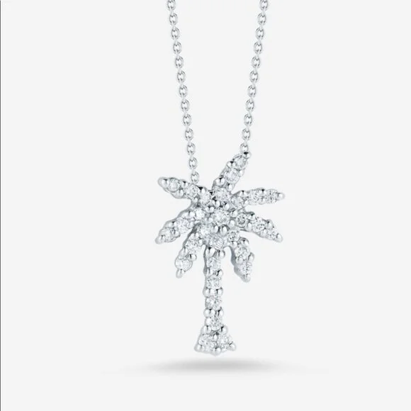Diamond Palm Tree Necklace — Zachary's 