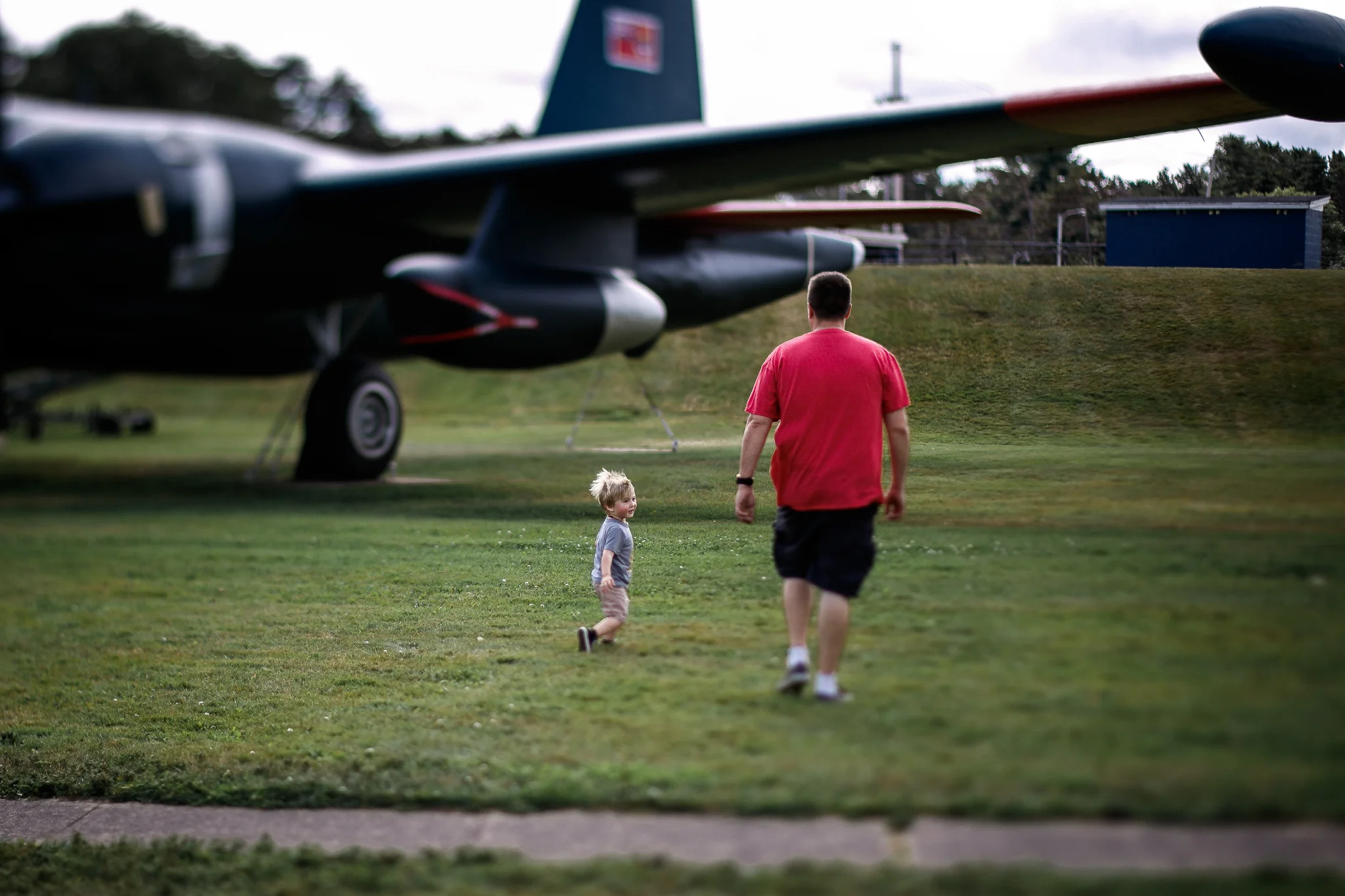 "flying" with Daddy