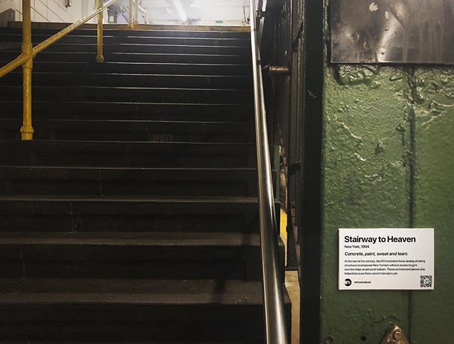 &ldquo;MTA is not just old. It&rsquo;s the history of New York.&rdquo;
Title: Stairway to Heaven, 1904
At the turn of the century, the MTA installed these analog climbing structures to empower New Yorkers without access to gym memberships or personal