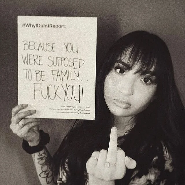 Heartbreaking #WhyIDidntReport story from a brave survivor @small.sydd &ldquo;Because you were supposed to be family...&rdquo;
.
.
#wehearyou #webelieveyou #empowerment #youarenotalone #believesurvivors #yourvoicematters #believewomen #feminism #meto