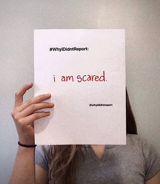 Heartbreaking #WhyIDidntReport story from a brave survivor @claire_rian &ldquo;I am scared&rdquo;
.
.
#wehearyou #webelieveyou #empowerment #youarenotalone #believesurvivors #yourvoicematters #believewomen #feminism #metoo #metoomovement #sexualabuse