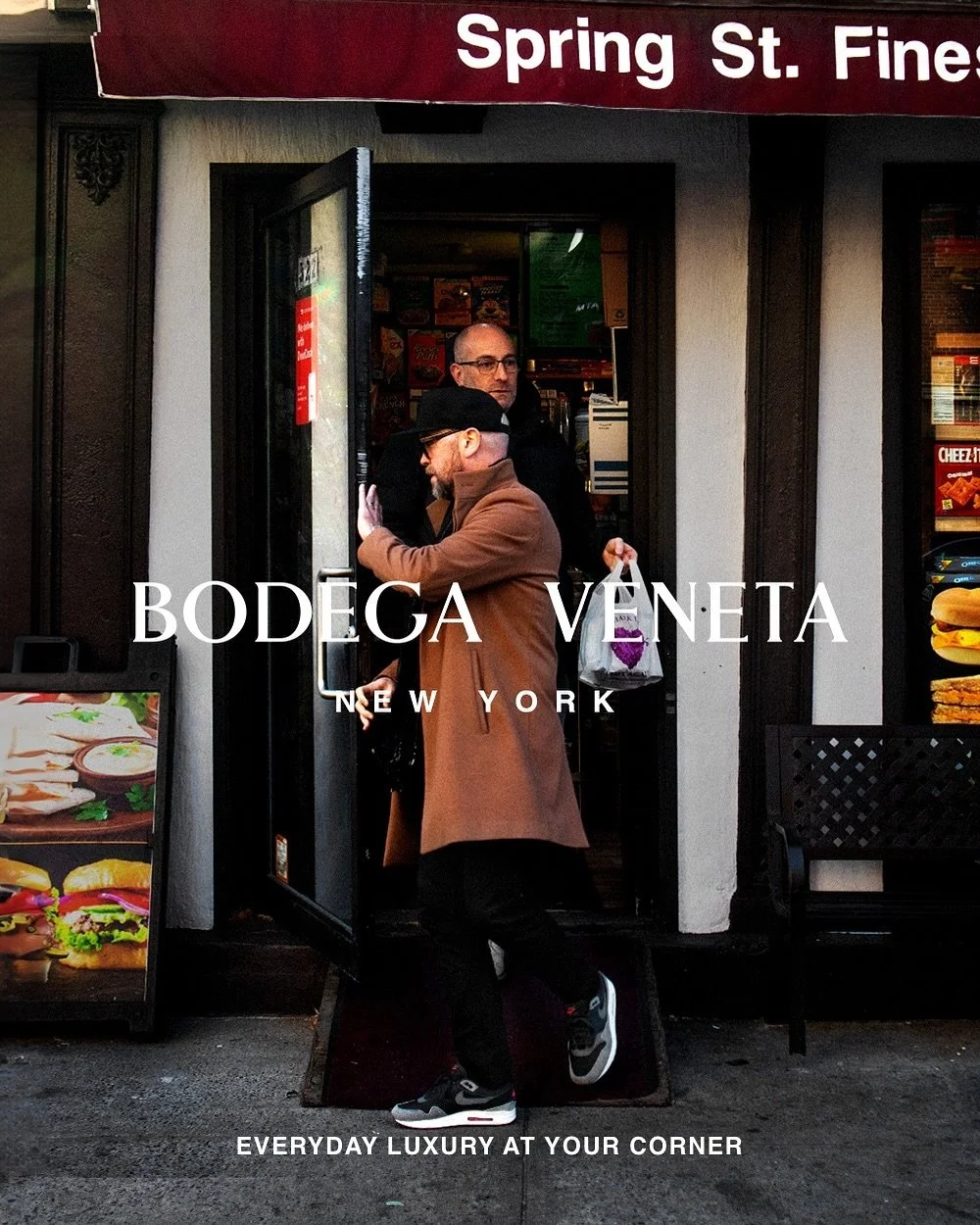 Spring Street Finest Deli, 322 Spring Street, New York

Bagel with Peanut Butter and Jelly
$3

Toasted bagel layered with smooth peanut butter and a spread of fruity jelly. A nostalgic favorite, simple and satisfying any time of day.

	&bull;	Height: