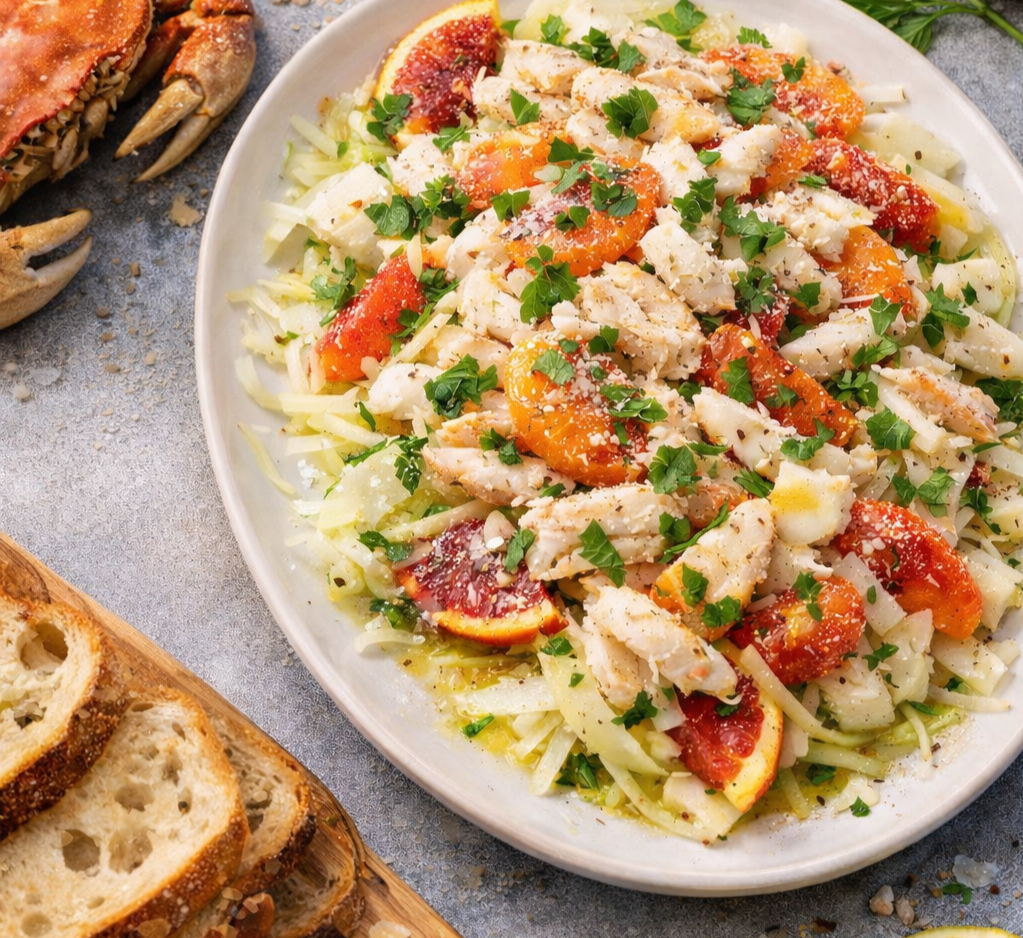 Monterey Bay Dungeness Crab with Citrus, Fennel &amp; Spring Herbs