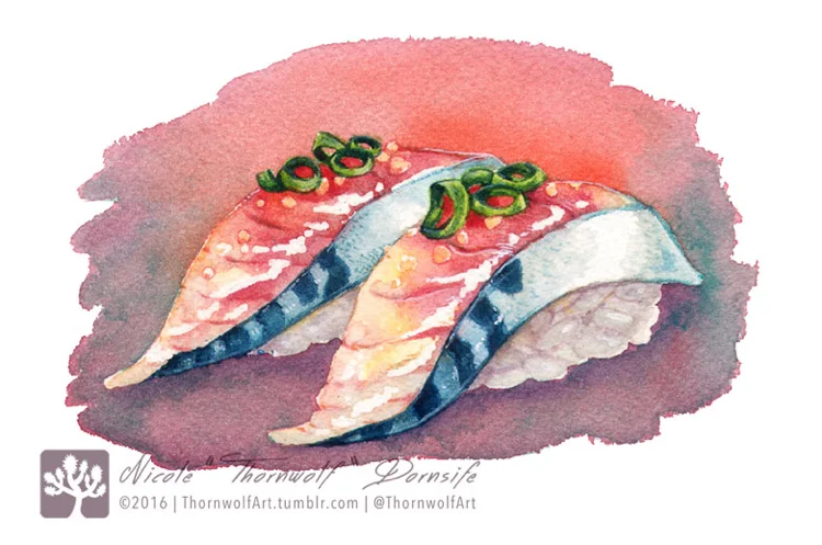 Mackerel Nigiri