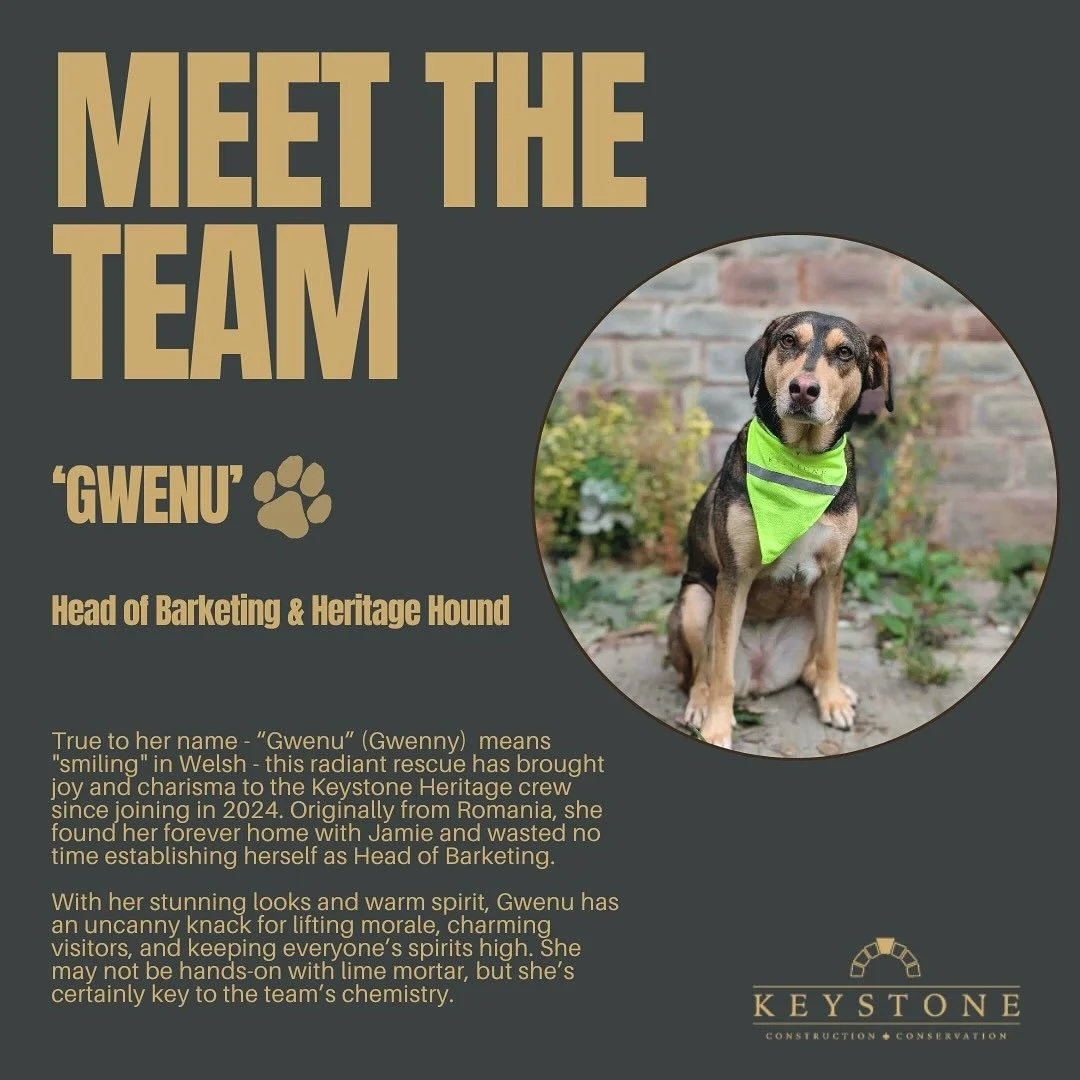 Behind every one of our projects is a great crew&hellip;

Over the next few weeks, we&rsquo;ll be introducing some of the awesome team who keep our jobs moving 💪 

See more at www.keystone-heritage.co.uk/meet-the-team

#teamwork #meettheteam #herita